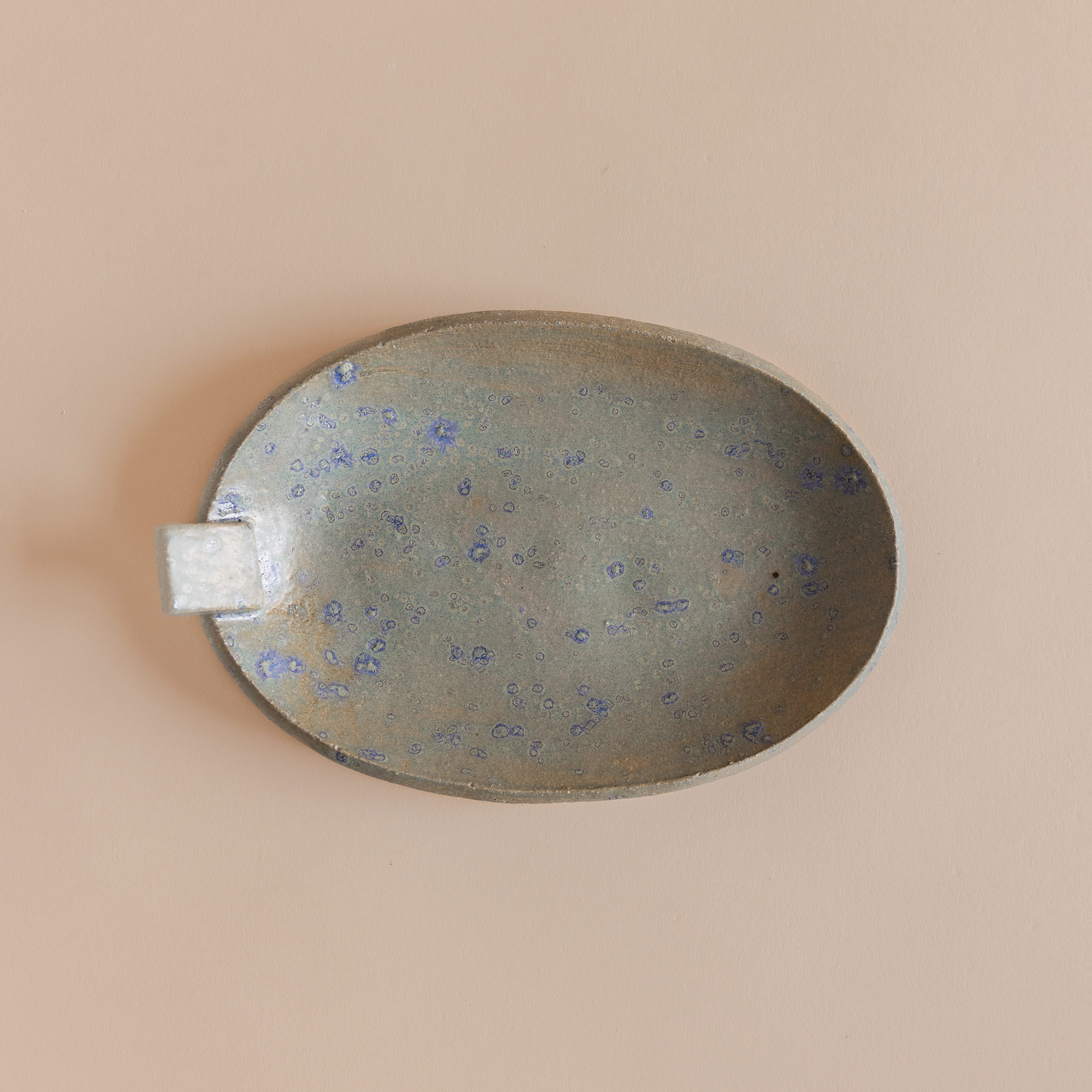 Heyja Do Trays + Catchalls Oval / Small Green Square Tab Dish by Heyja Do