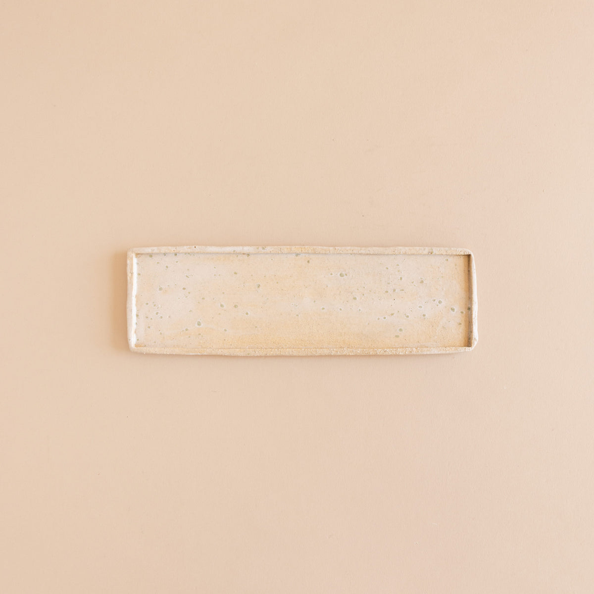 Heyja Do Trays + Catchalls Speckled Rectangle Mood Plate by Heyja Do