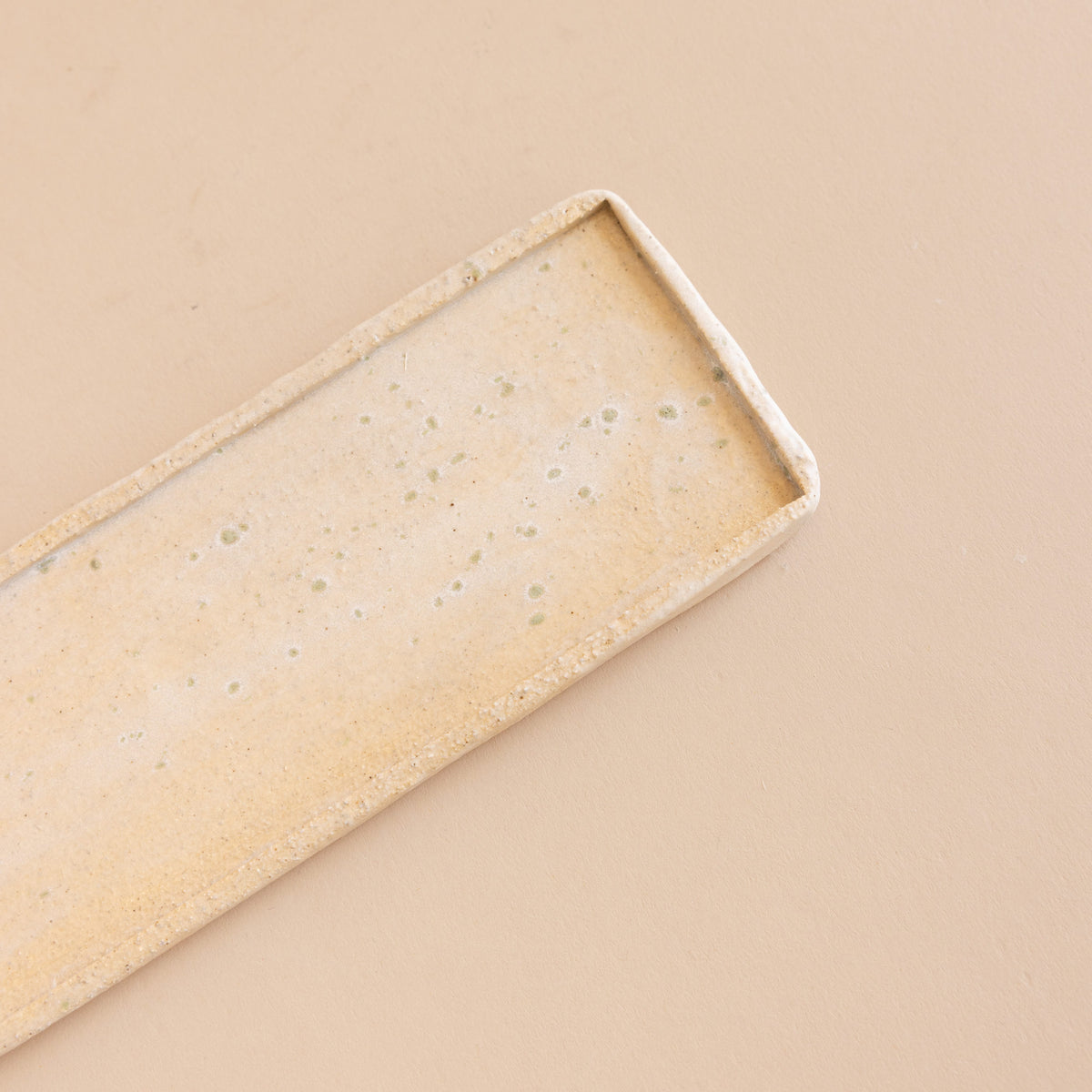 Heyja Do Trays + Catchalls Speckled Rectangle Mood Plate by Heyja Do