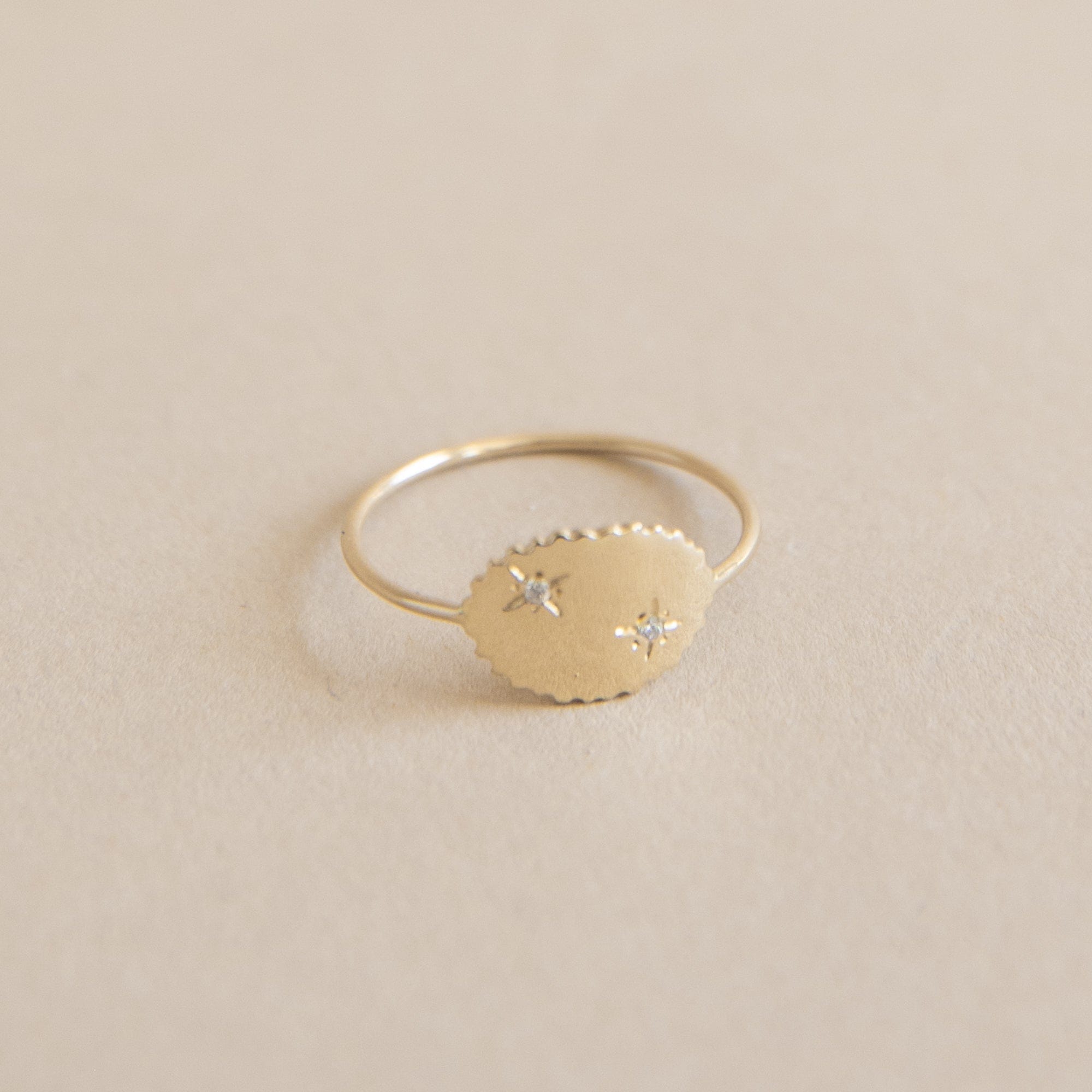 Hortense Jewelry Rings Bubble Signet Ring