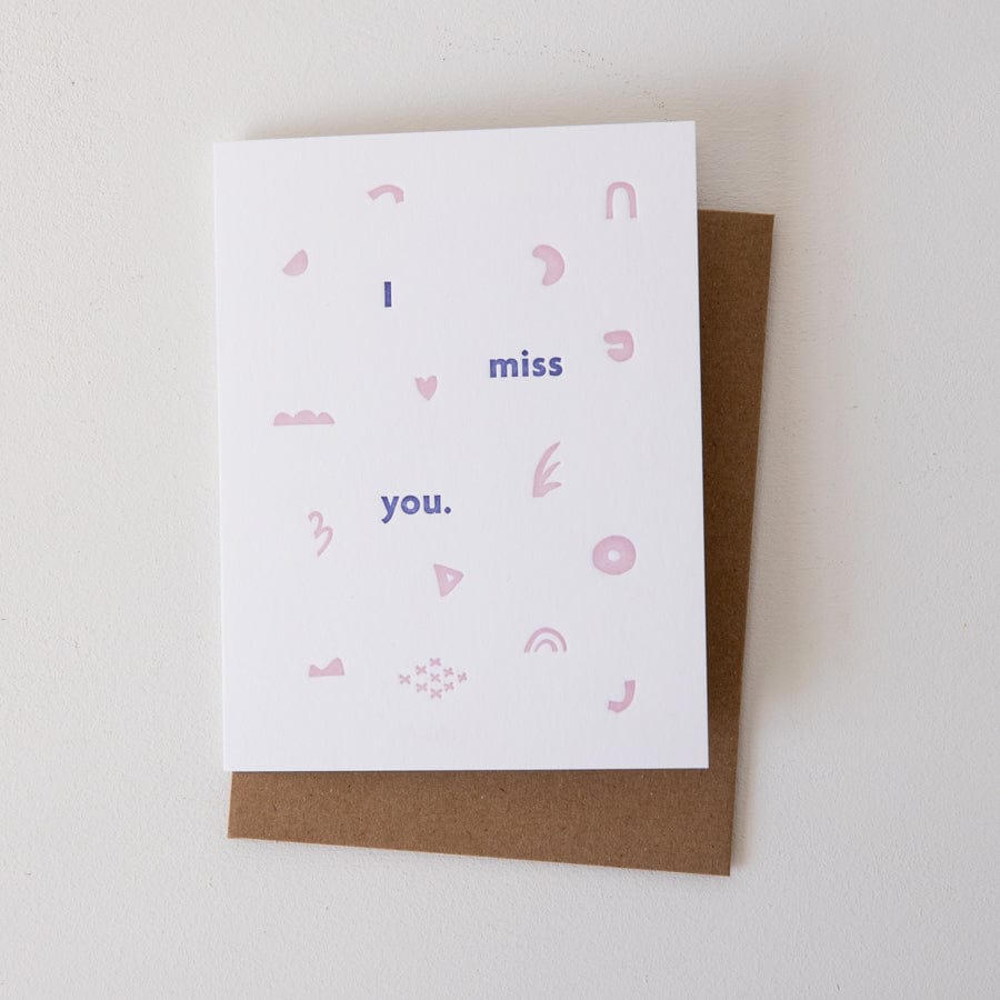 I Miss You Card - +COOP