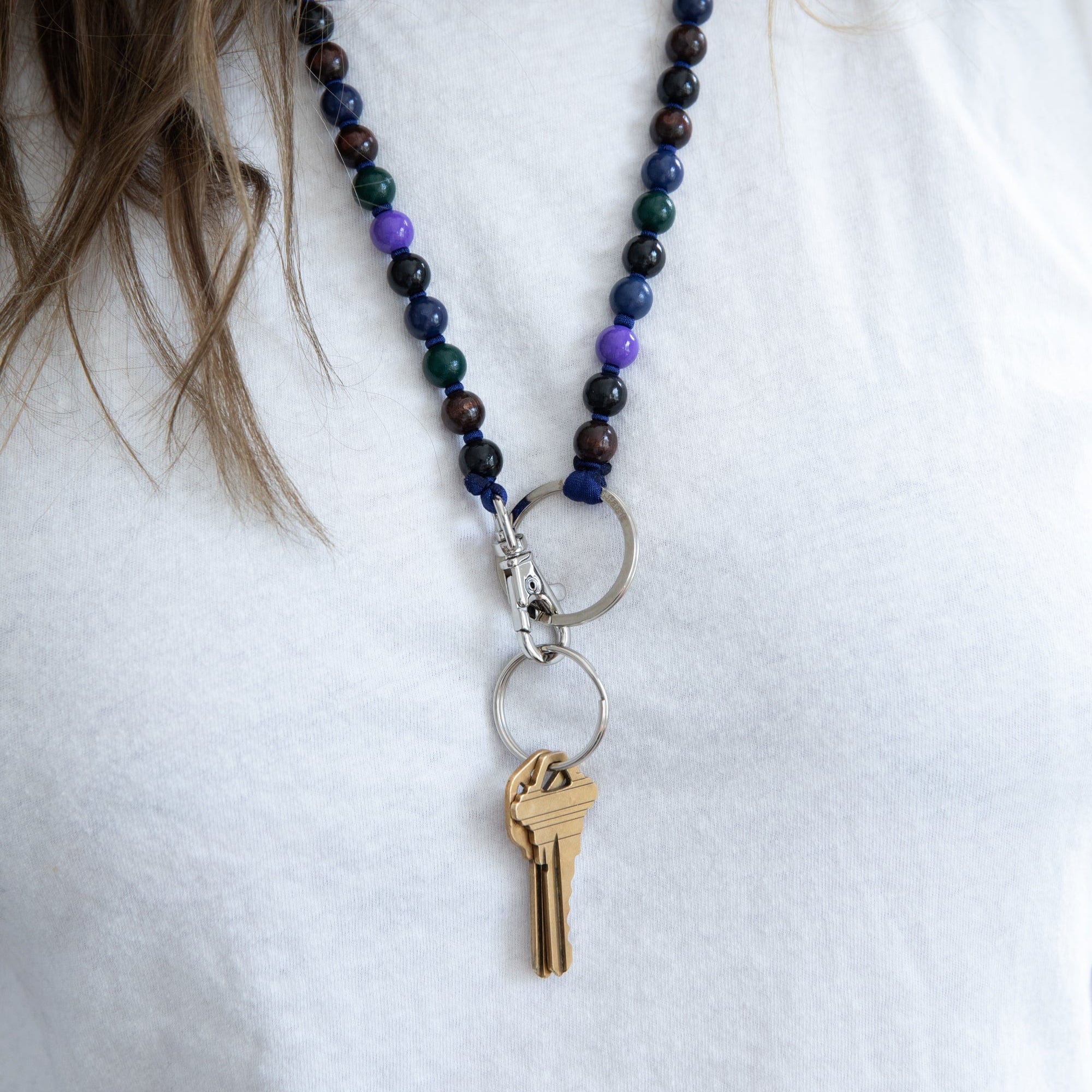 Ina Seifart Keychains Long Beaded Keyholder