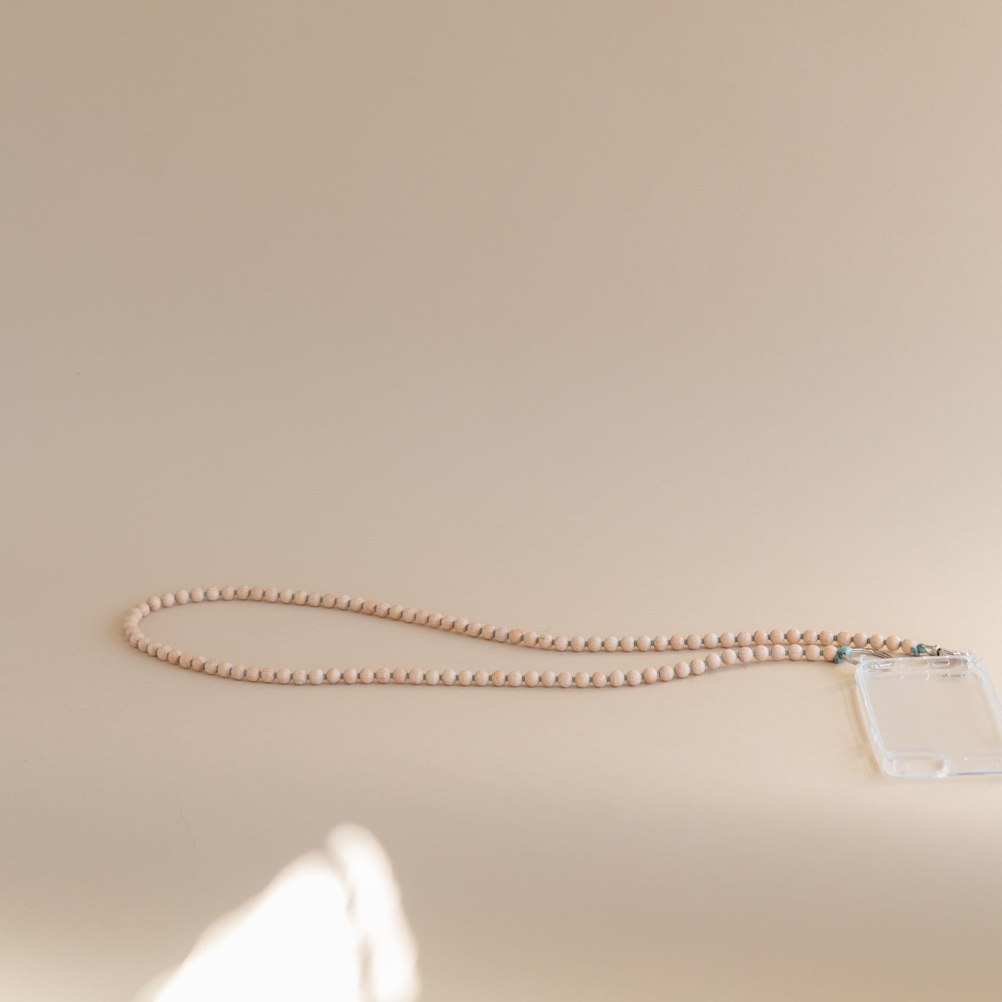 Ina Seifart Small Goods Natural Long Beaded iPhone Necklace in Natural