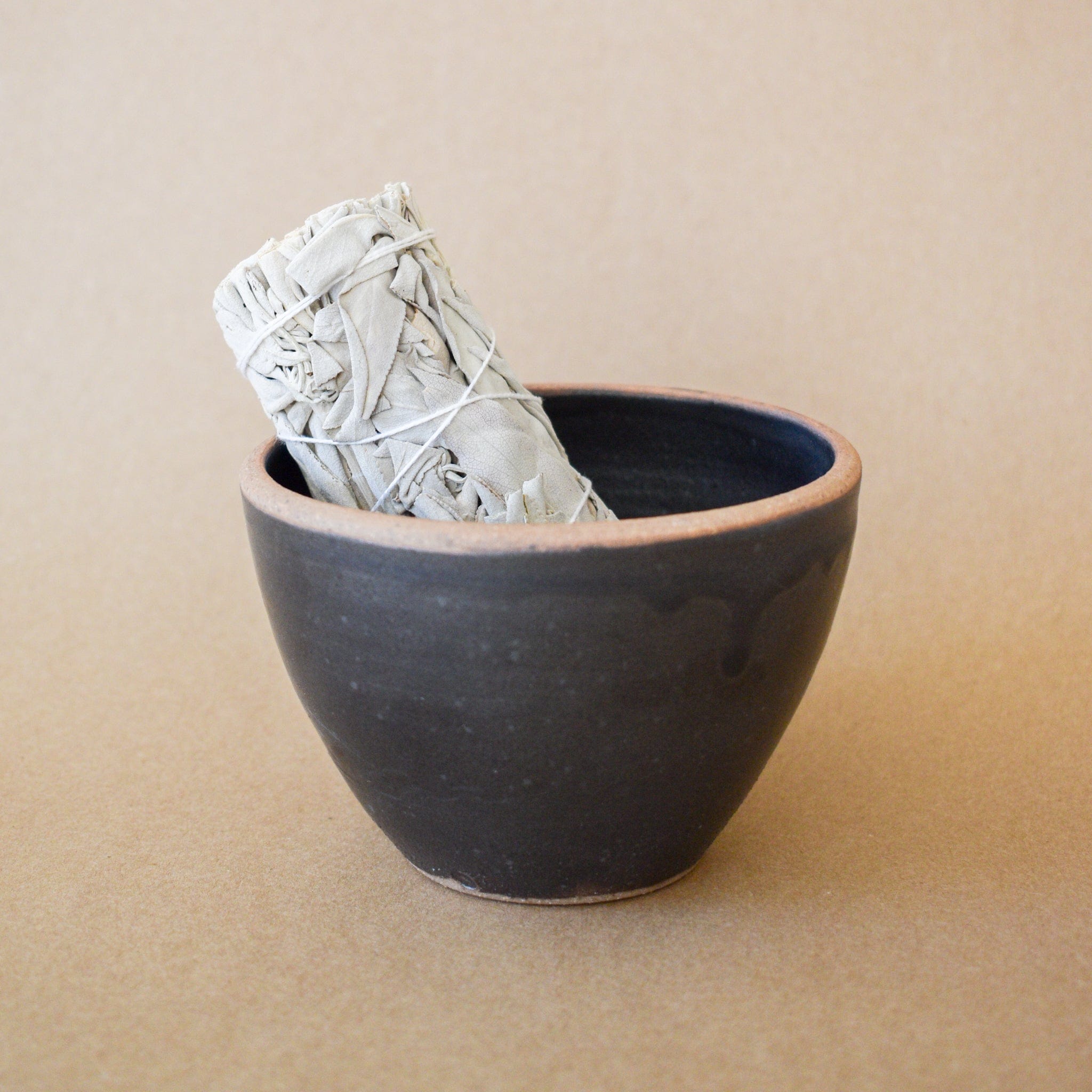 INCAUSA Incense + Burners Stoneware Smudge Bowl