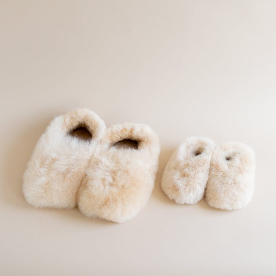 Intiearth Footwear Cozy Alpaca Slippers Adult