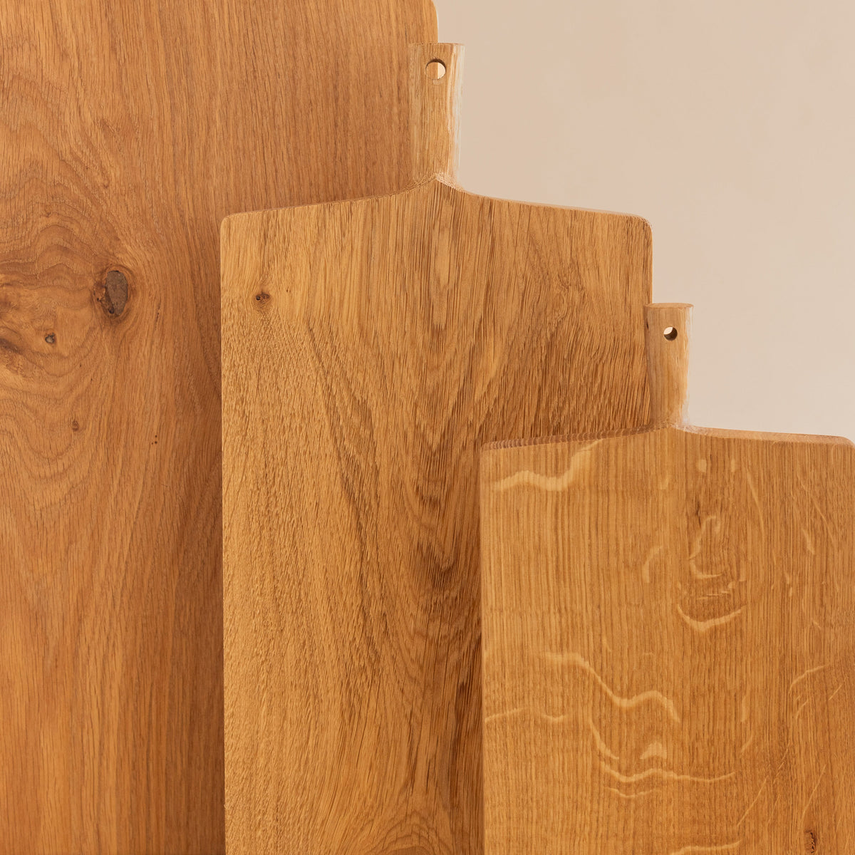 Jamie Gaunt Boards Oak Cutting Board with Carved Handle