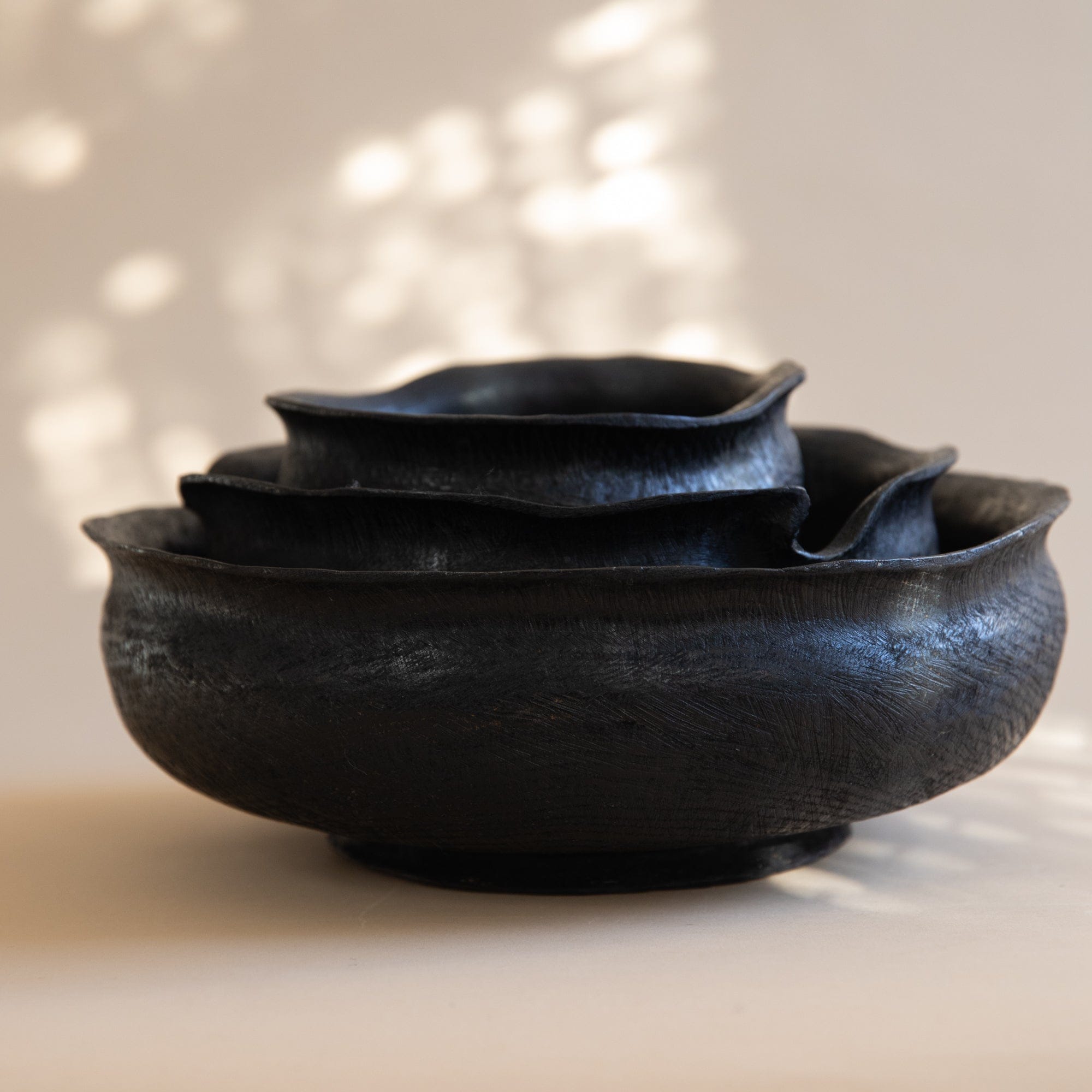 Jamie Gaunt Trays + Catchalls Stone Bowl in Oak