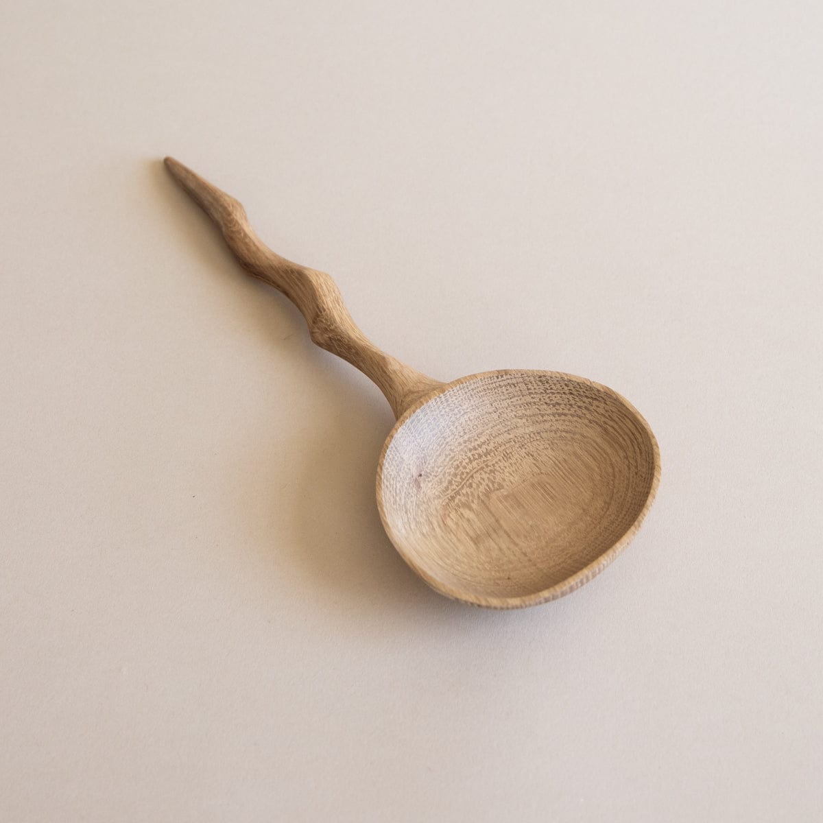 Jamie Gaunt Utensils Spoon with Crooked Handle in Oak