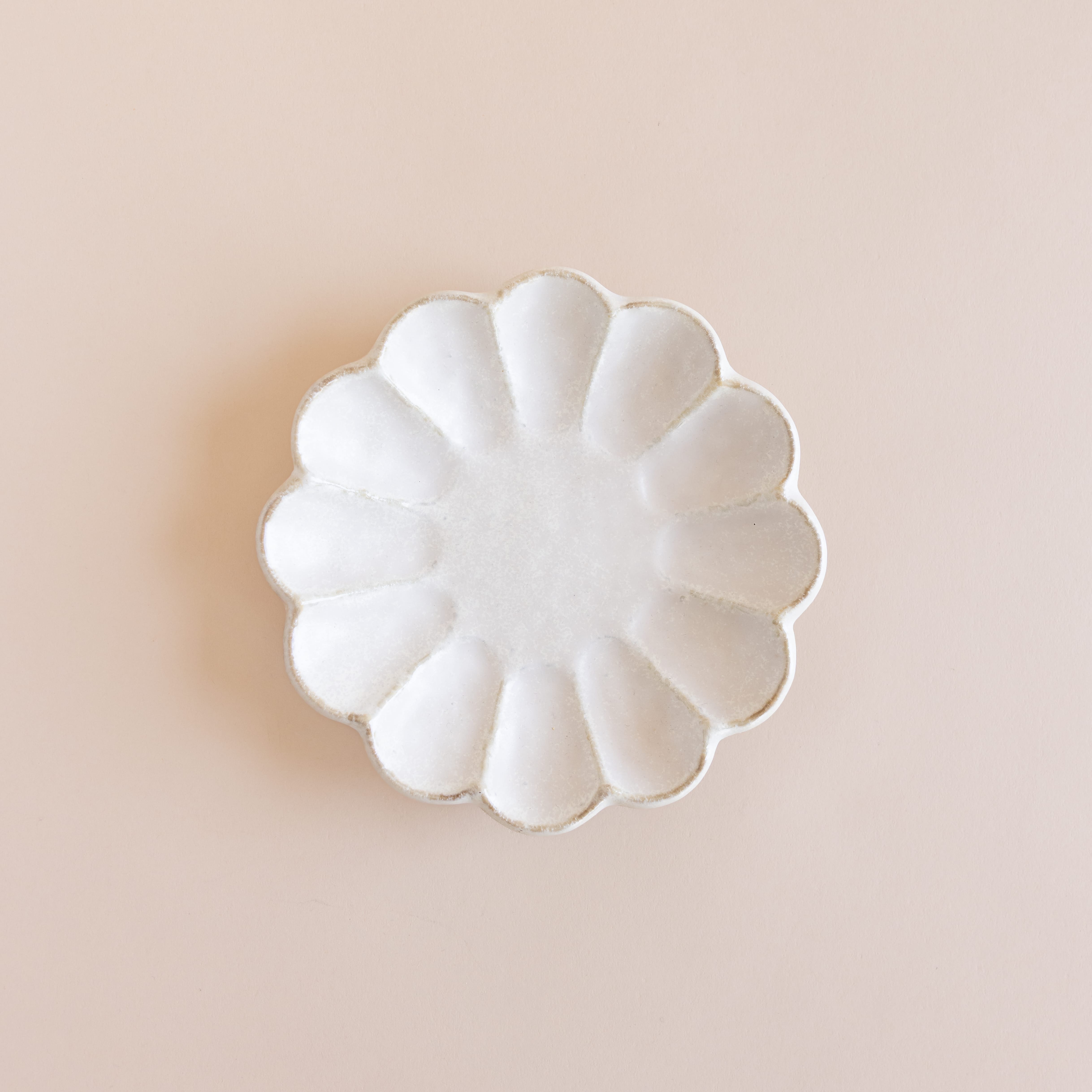 Kanesho Toki Dinnerware White / Bread - 6.75" Rinka Plates