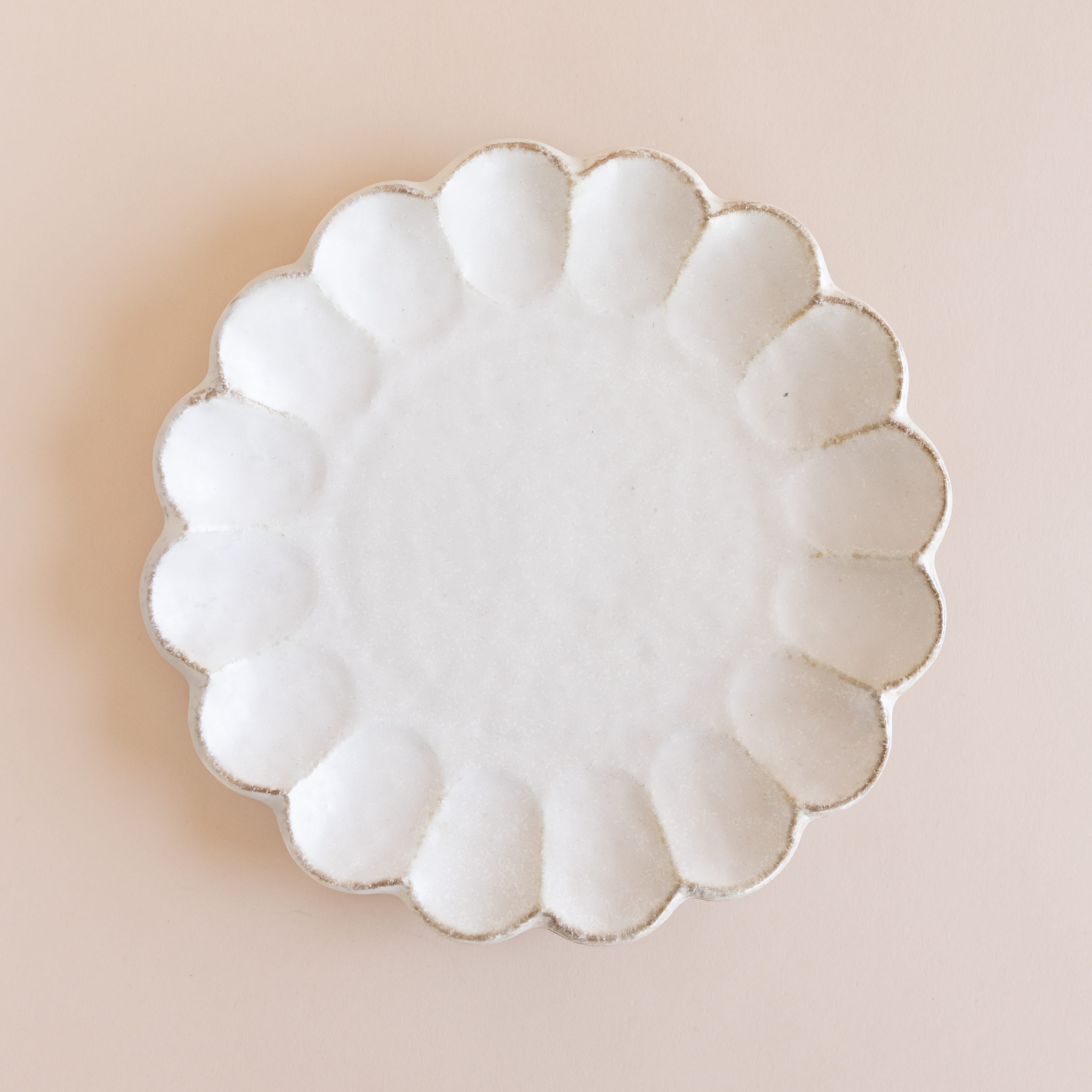 Kanesho Toki Dinnerware White / Salad - 9.5" Rinka Plates