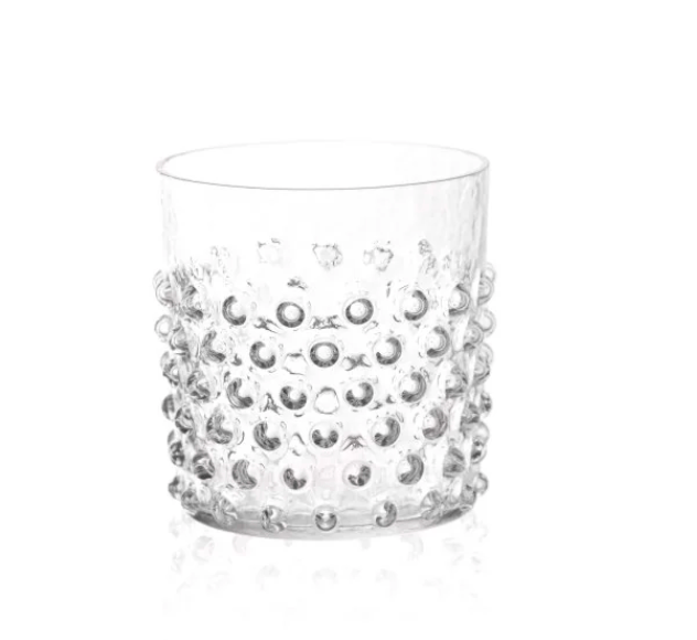 Klimchi Drinkware Crystal / Short Klimchi Hobnail Tumblers