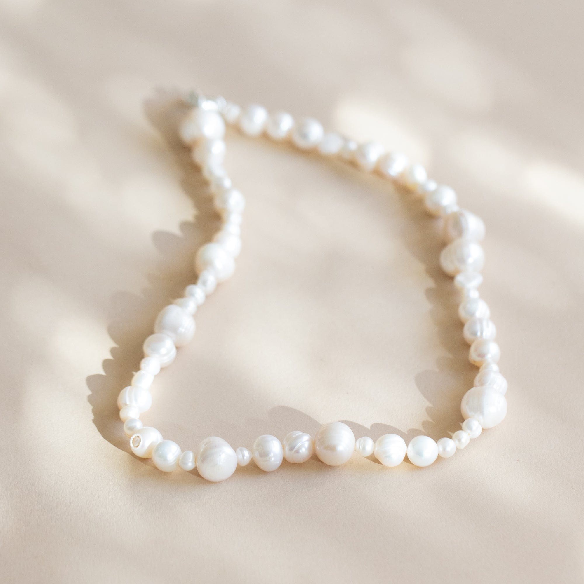 Labro Necklaces Quattordici Necklace in Freshwater Pearl