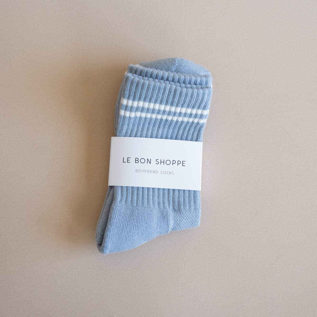 Le Bon Shoppe Socks Blue Grey Le Bon Boyfriend Socks