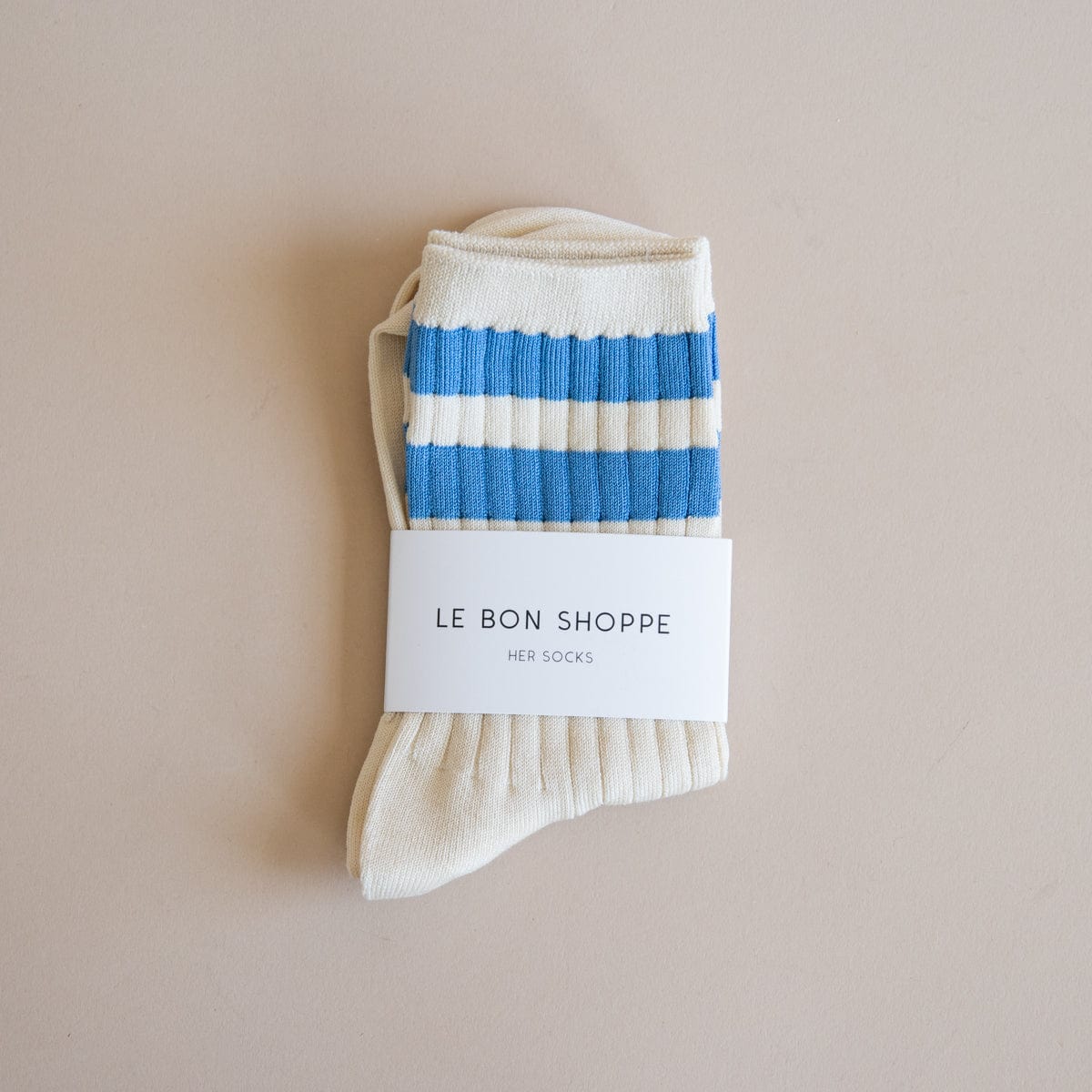 Le Bon Shoppe Socks Blue Le Bon Her Varsity Socks