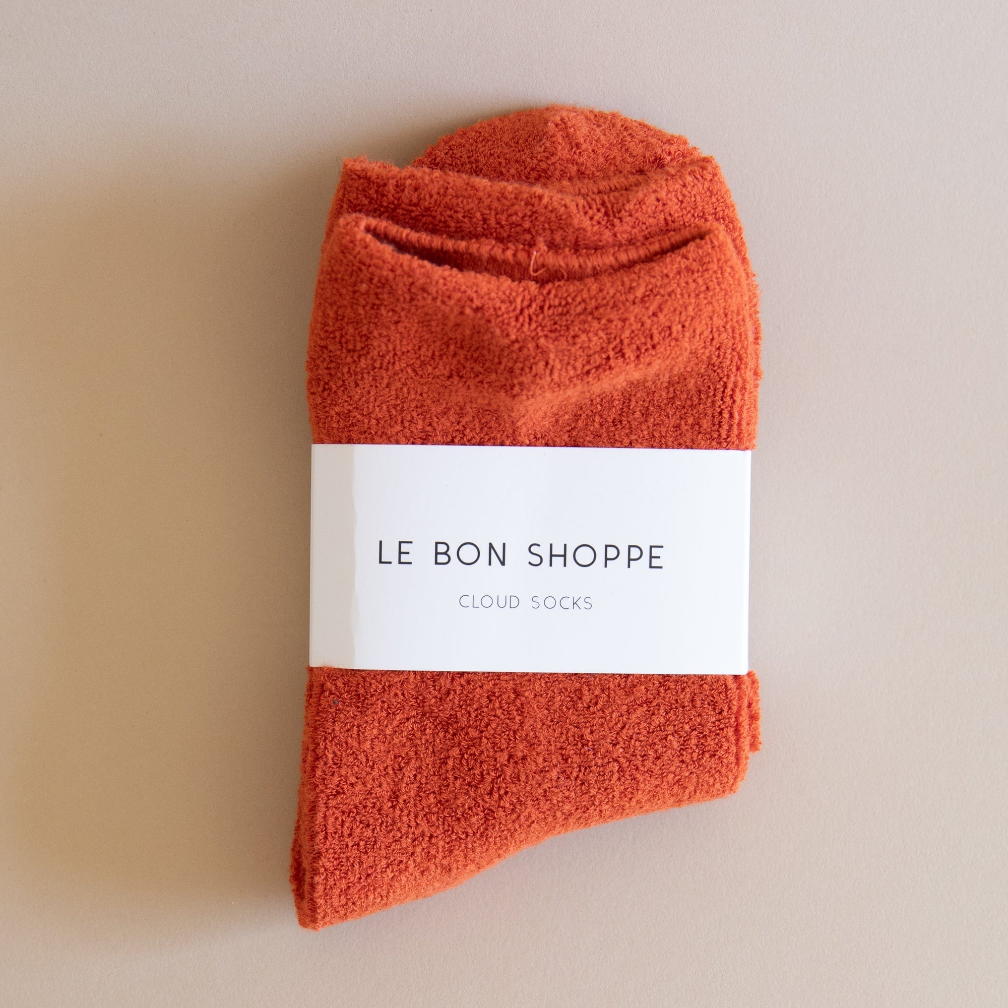 Le Bon Shoppe Socks Burnt Orange Le Bon Cloud Socks