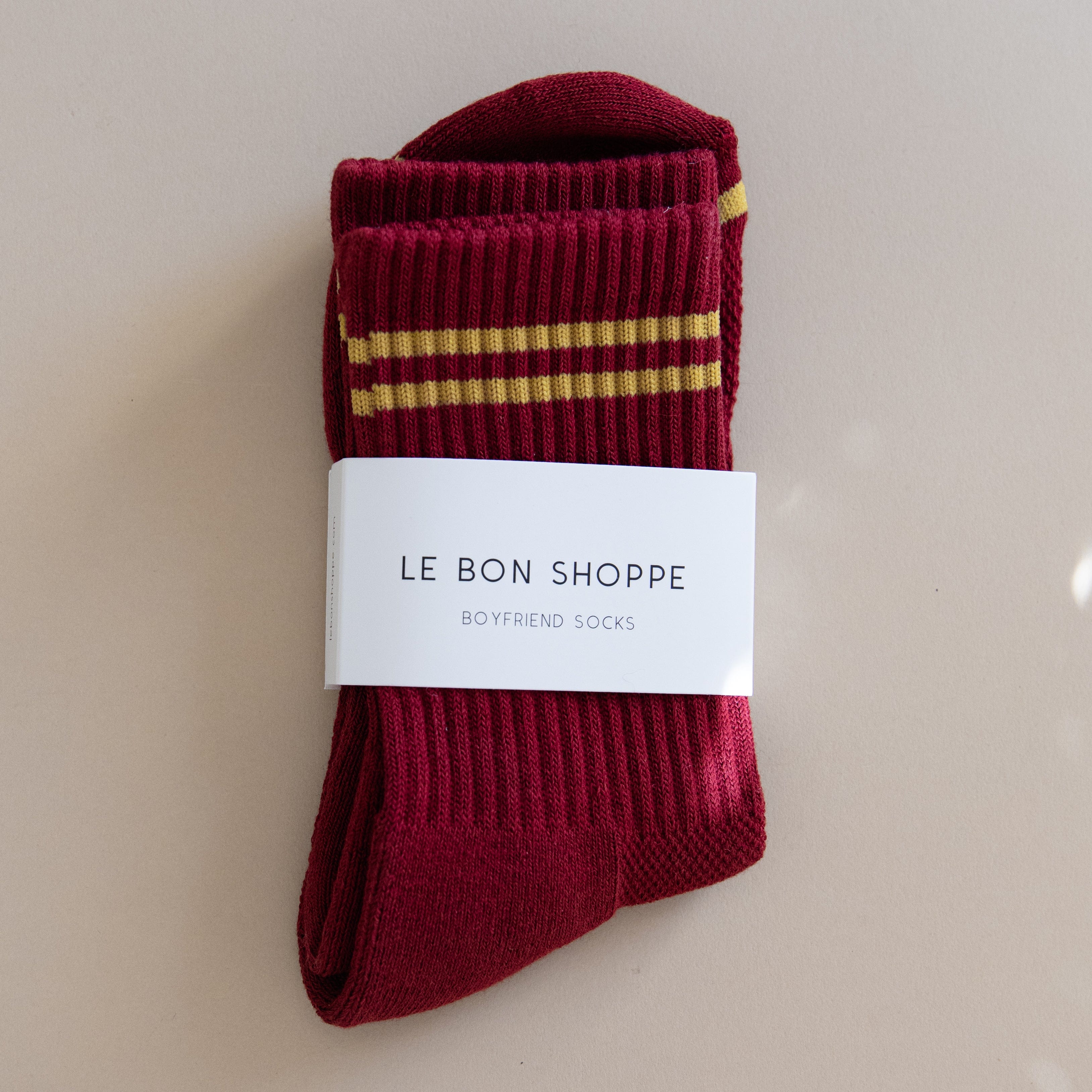 Le Bon Shoppe Socks Cardinal Le Bon Boyfriend Socks