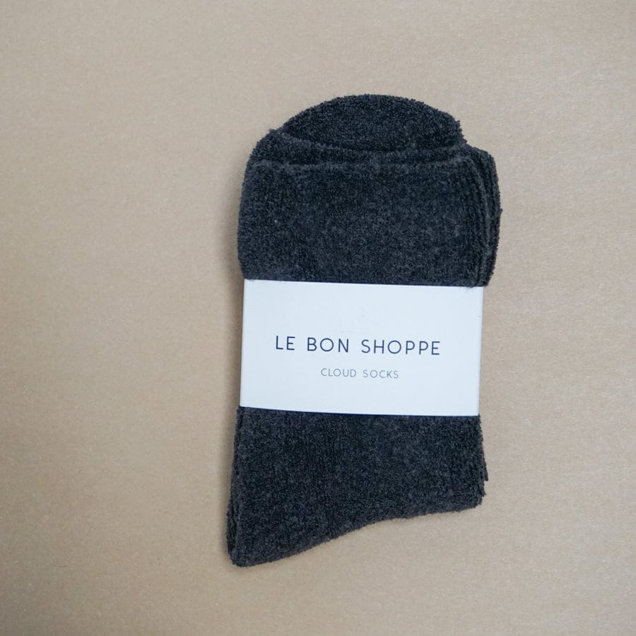 Le Bon Shoppe Socks Charcoal Le Bon Cloud Socks