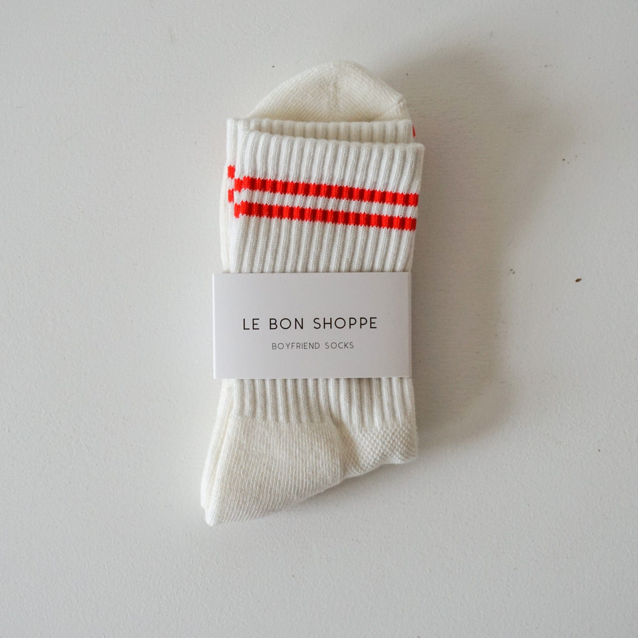 Le Bon Shoppe Socks Clean White Le Bon Boyfriend Socks