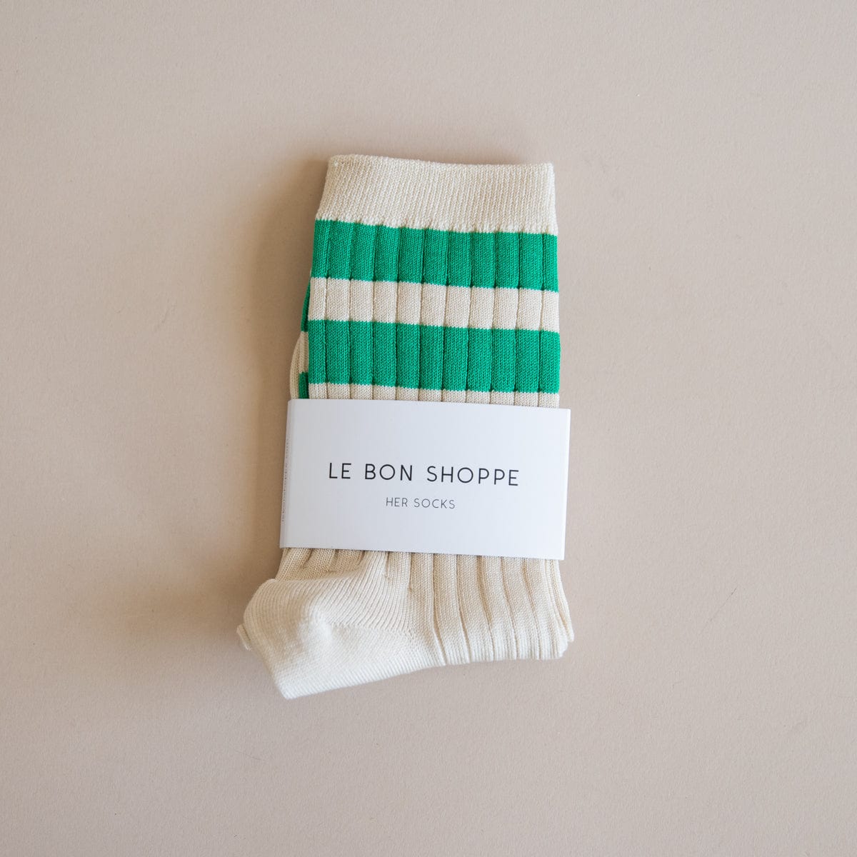 Le Bon Shoppe Socks Green Le Bon Her Varsity Socks