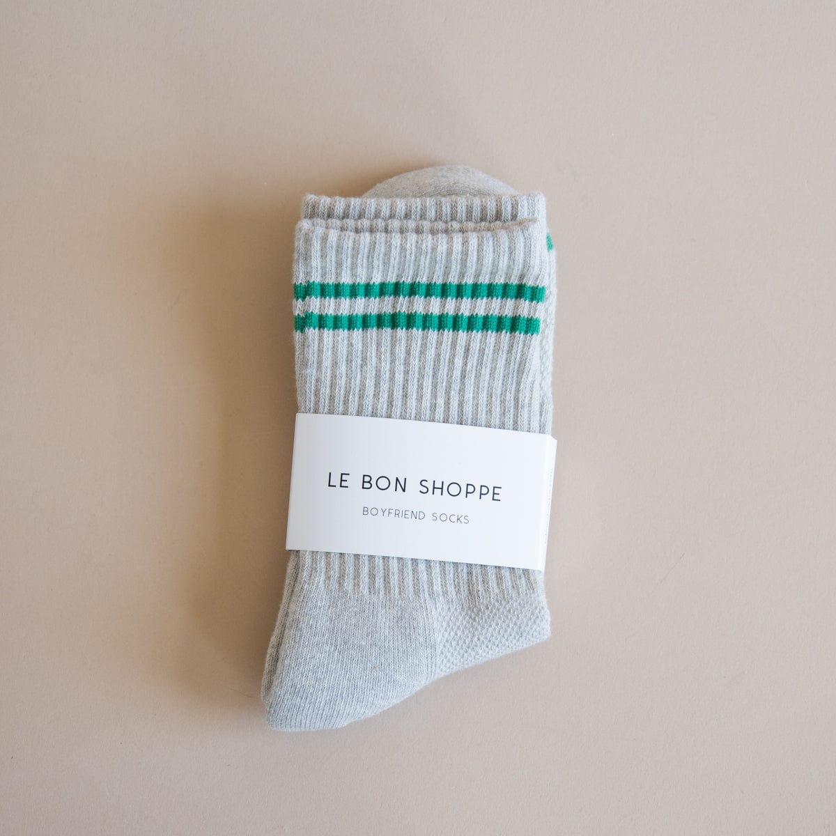 Le Bon Shoppe Socks Light Grey Le Bon Boyfriend Socks