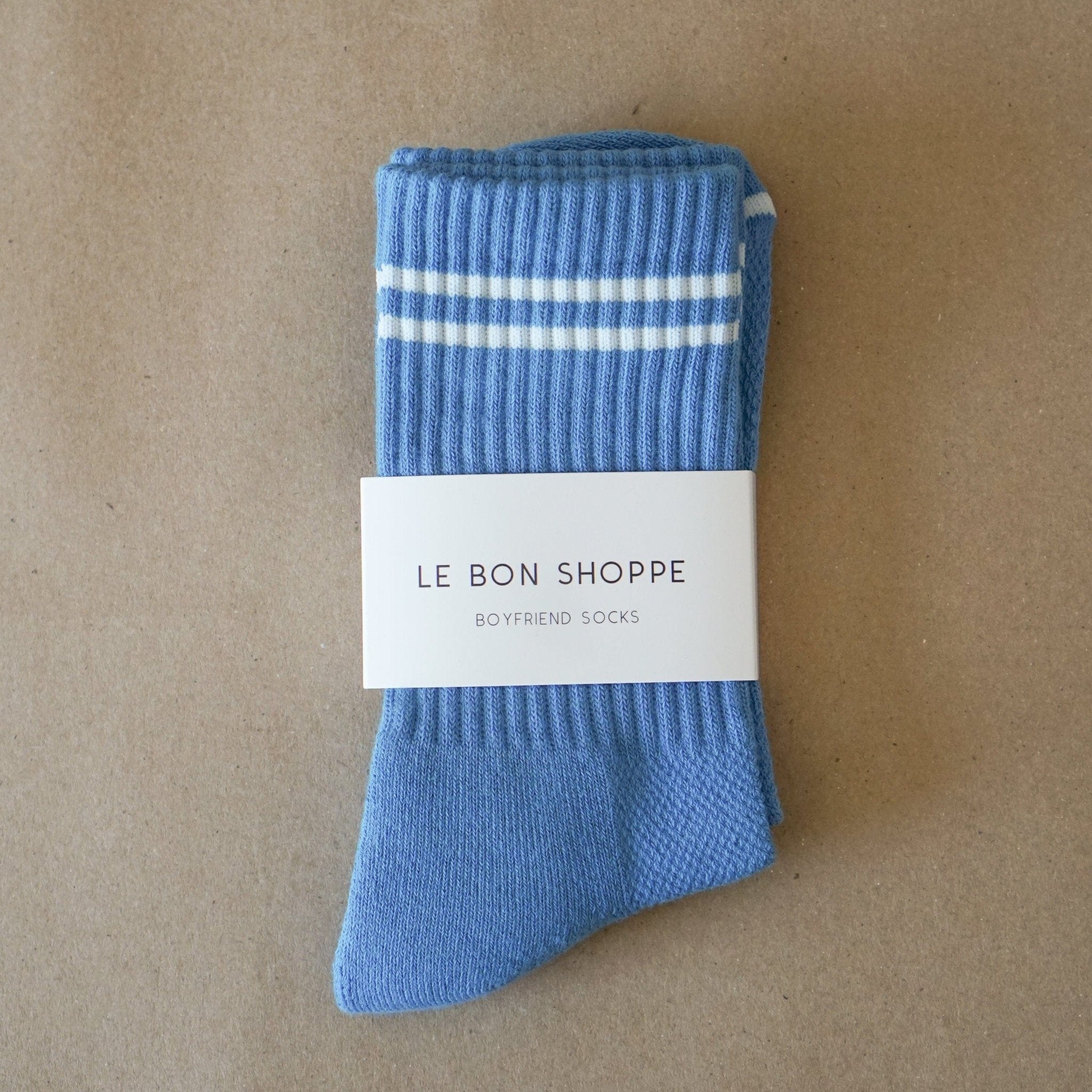 Le Bon Shoppe Socks Ocean Blue Le Bon Boyfriend Socks