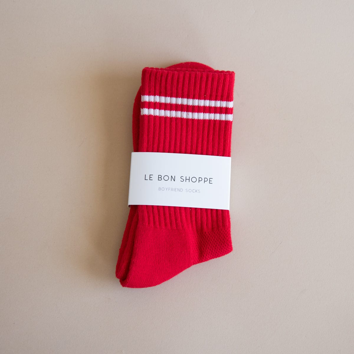 Le Bon Shoppe Socks Red Le Bon Boyfriend Socks