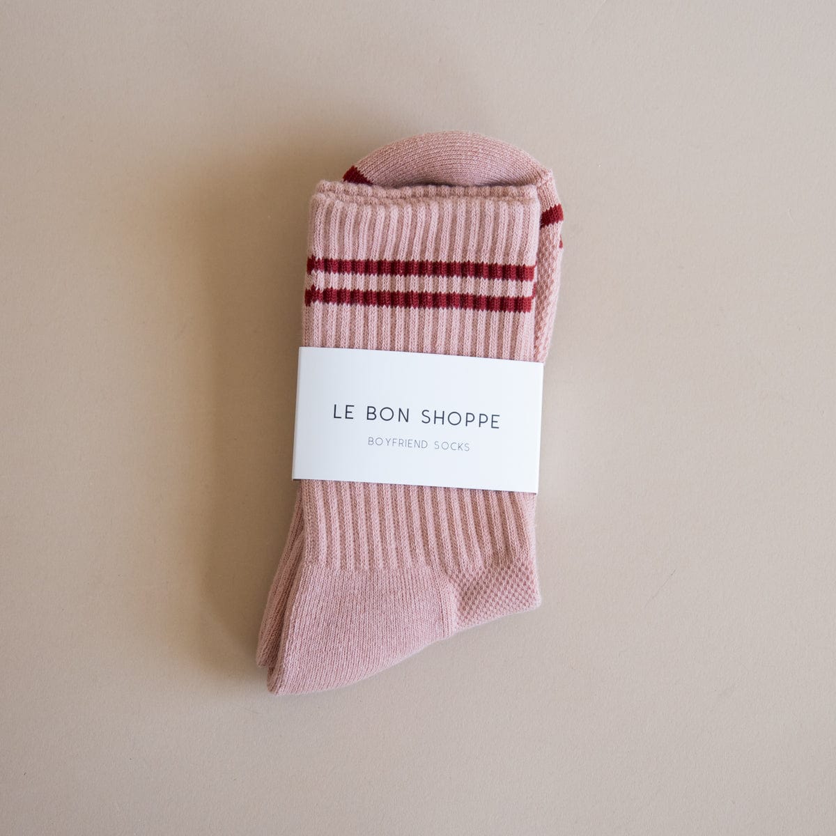 Le Bon Shoppe Socks Vintage Pink Le Bon Boyfriend Socks