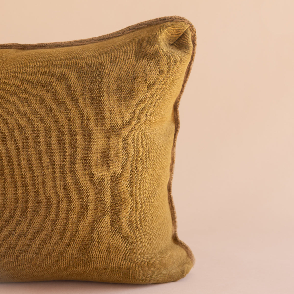 Linge Particulier Pillows Cumin Heavyweight French Linen Pillow
