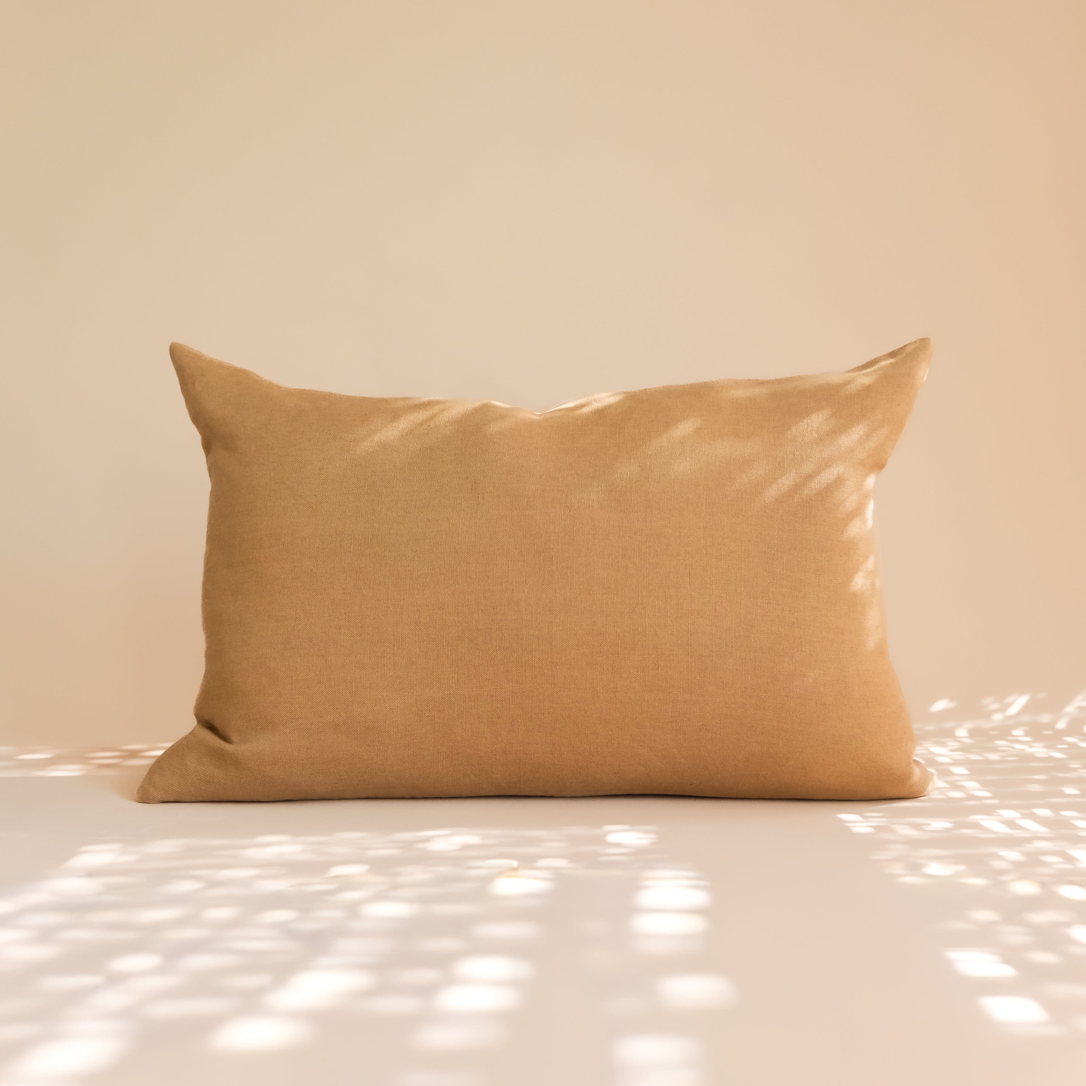 Linge Particulier Pillows Lumbar / Curry French Linen Pillows