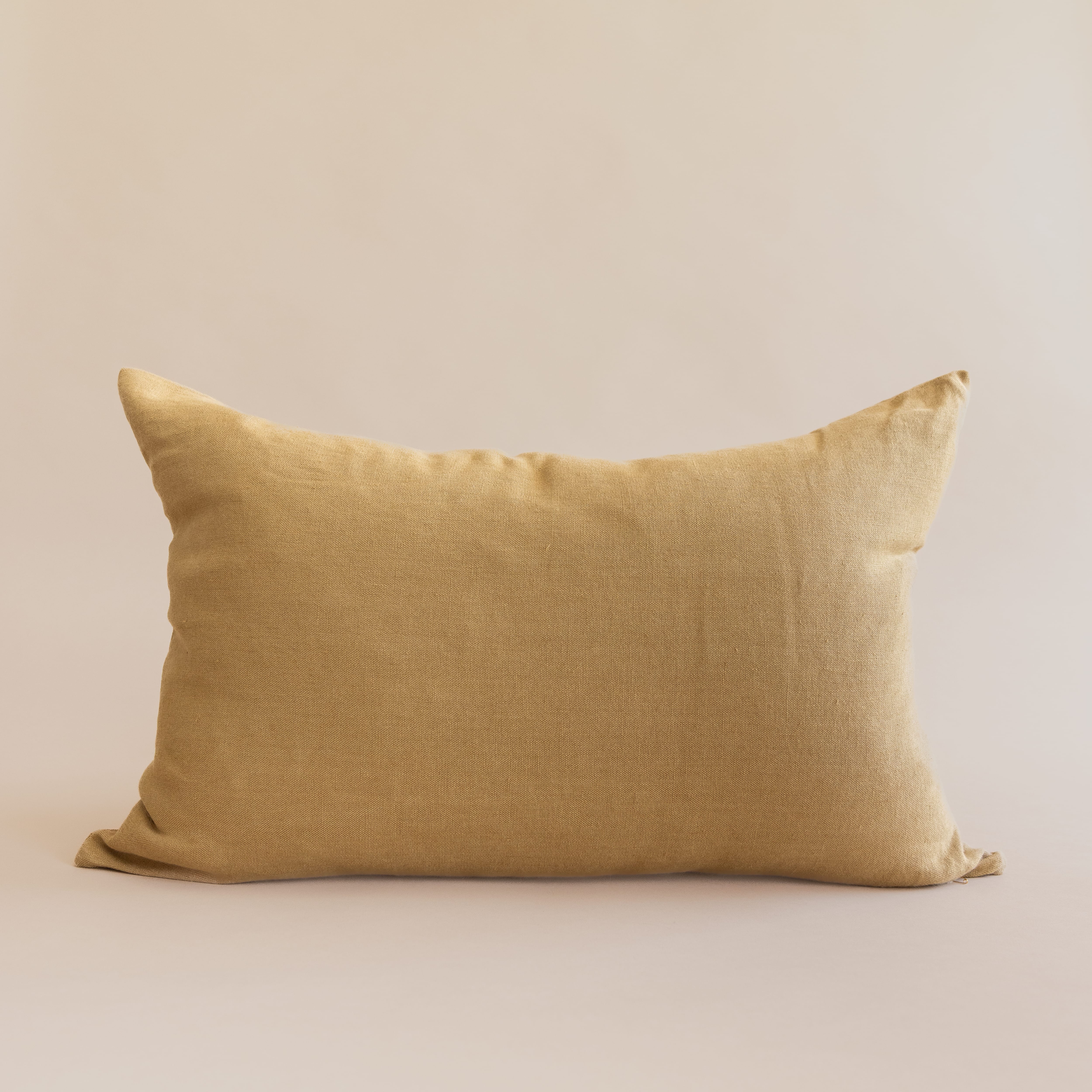 Linge Particulier Pillows Lumbar / Curry French Linen Pillows