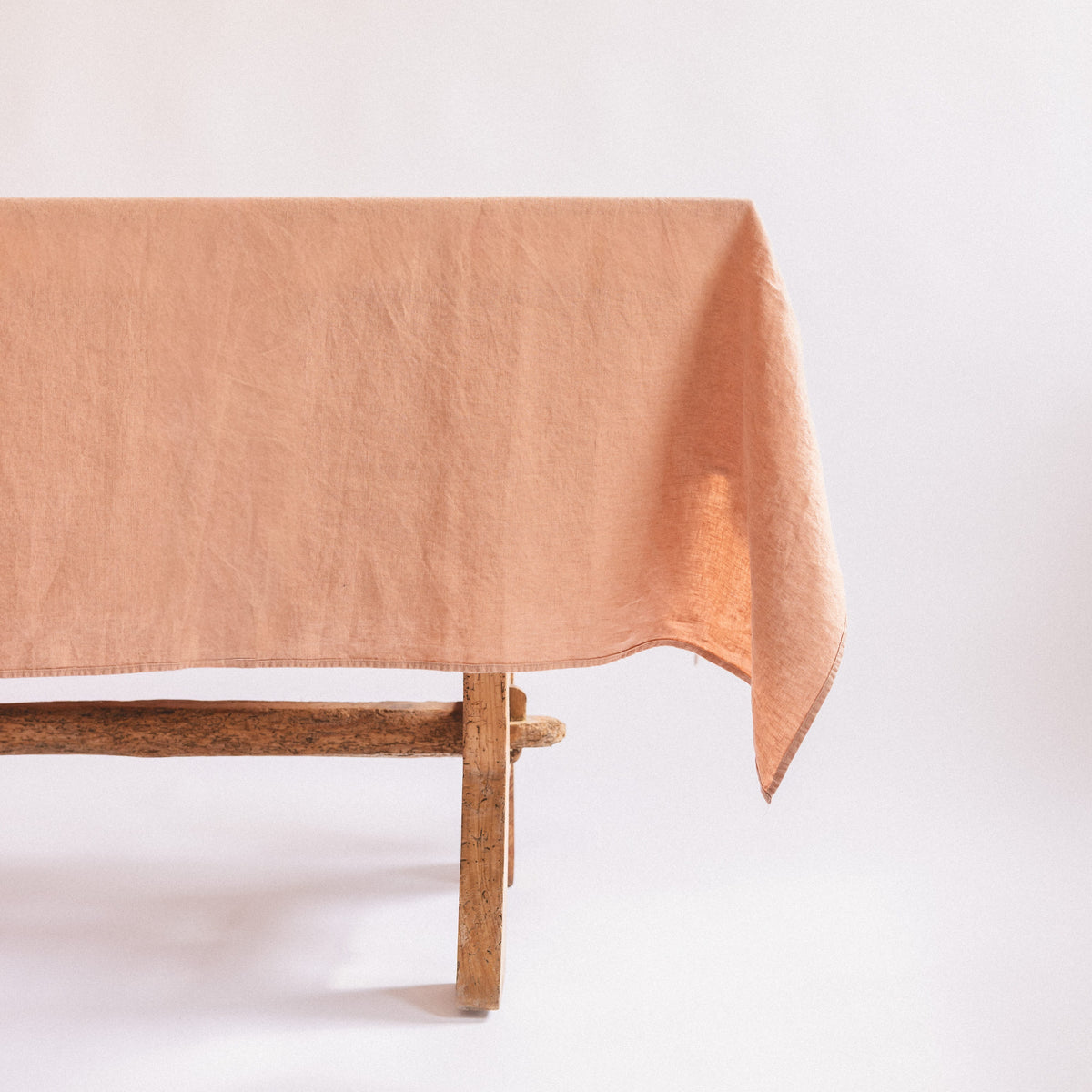 Linge Particulier Tablecloths Large -  63" x 118" / Blush French Linen Tablecloth