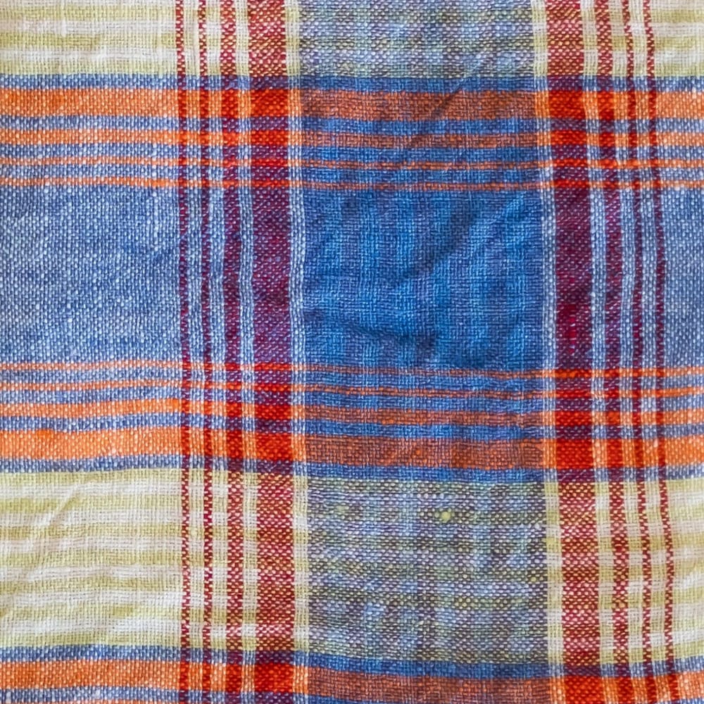 Linge Particulier Tablecloths Large -  63" x 118" / Summer Plaid French Linen Tablecloth