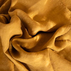 French Linen Tablecloth - Tobacco