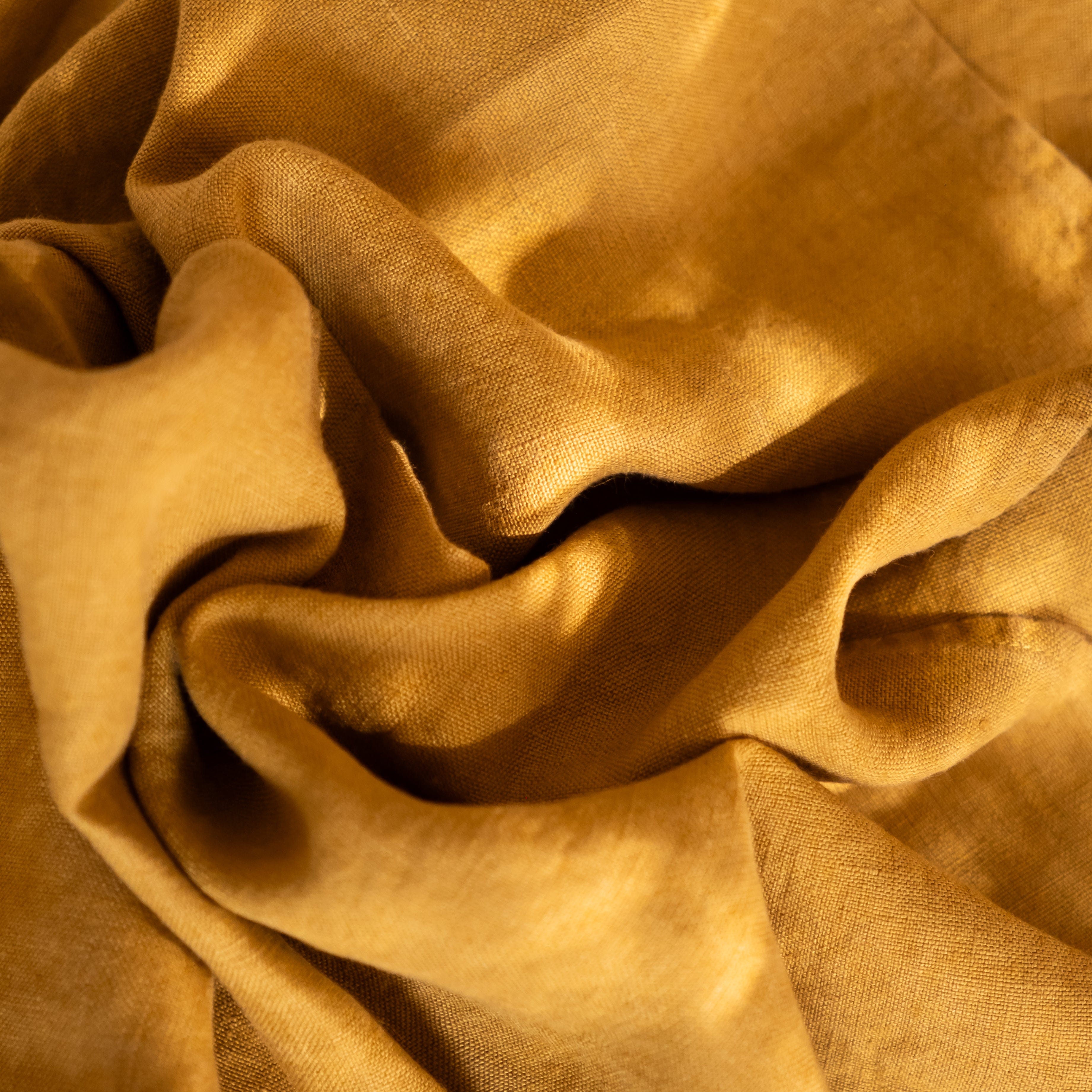 Linge Particulier Tablecloths Standard - 55" x 98" / Tobacco French Linen Tablecloth