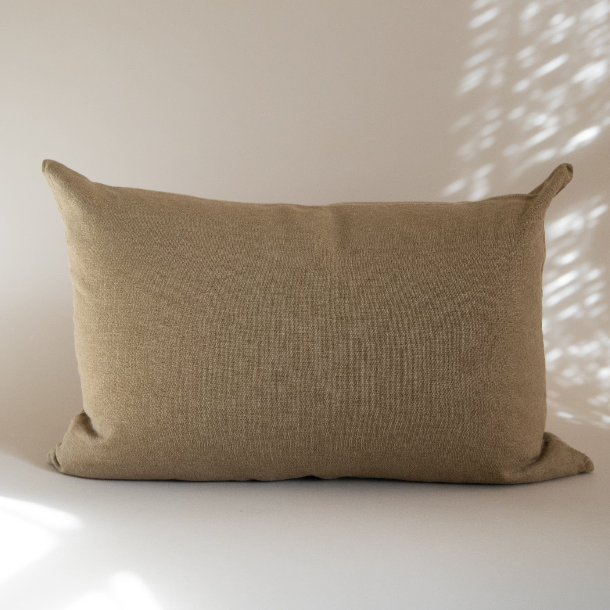 lingue Particulier Pillows Linen Cushion in Mustard