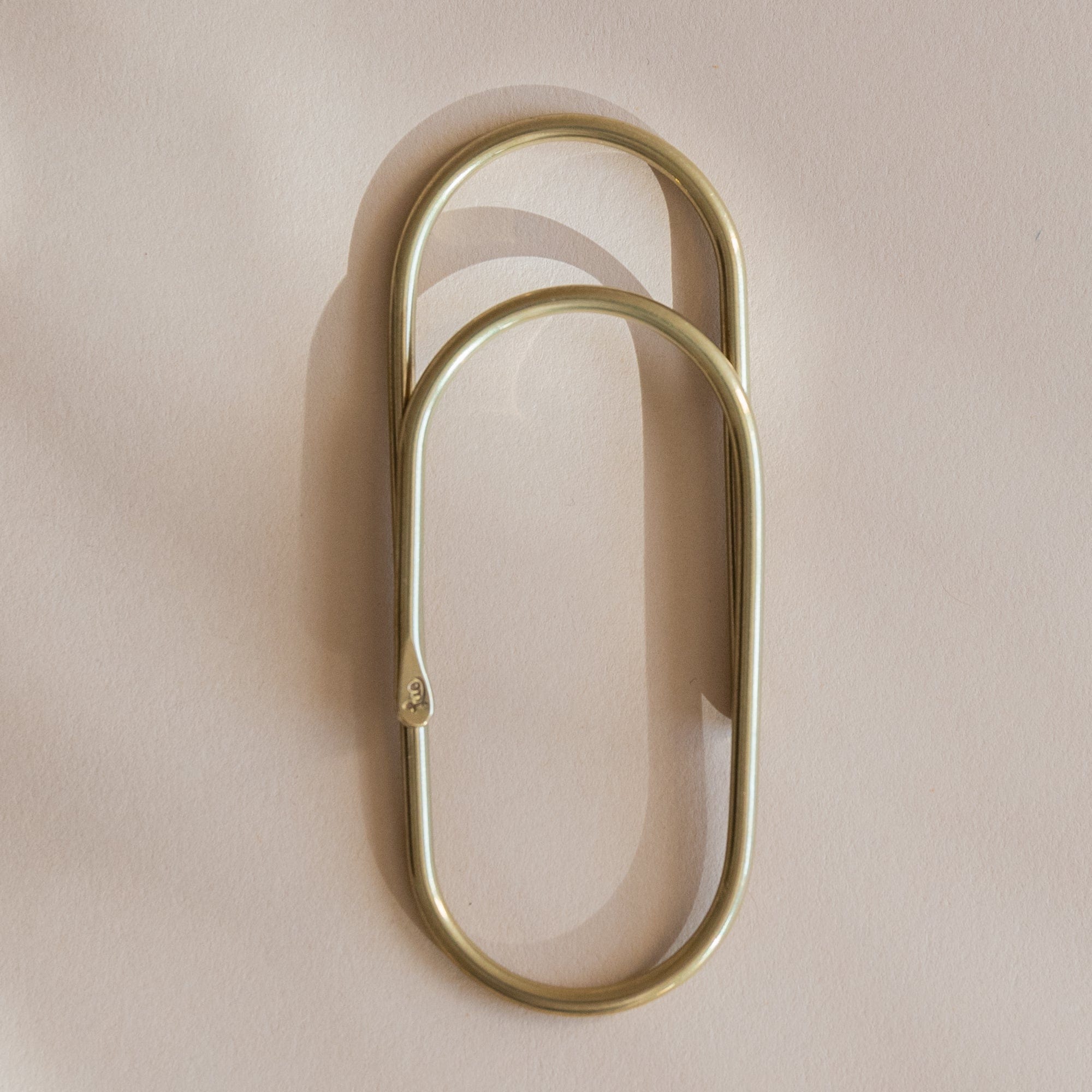 Lue Brass Desktop Paper Clip in Brass