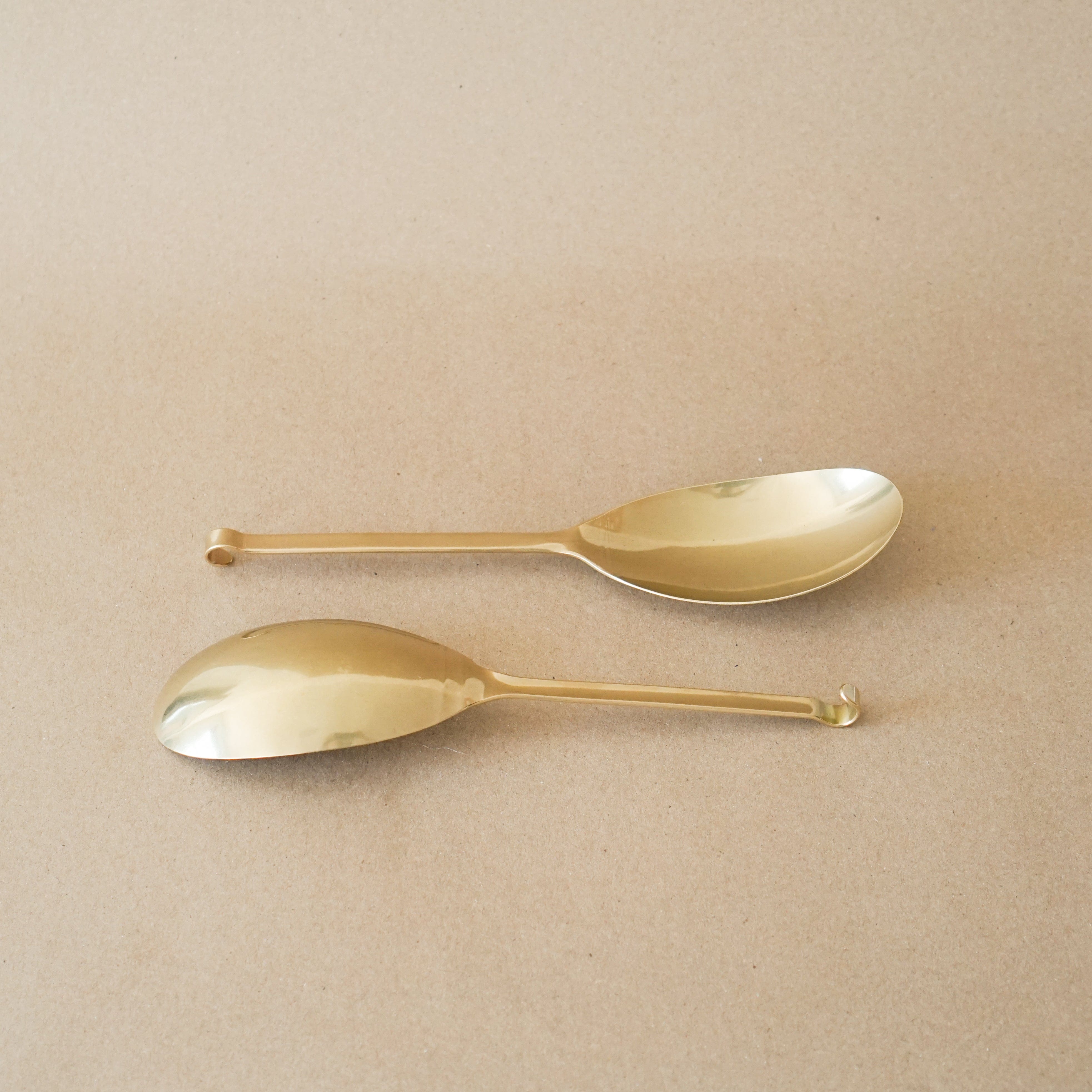 Lue Brass Spoons Large Brass Serving Spoon