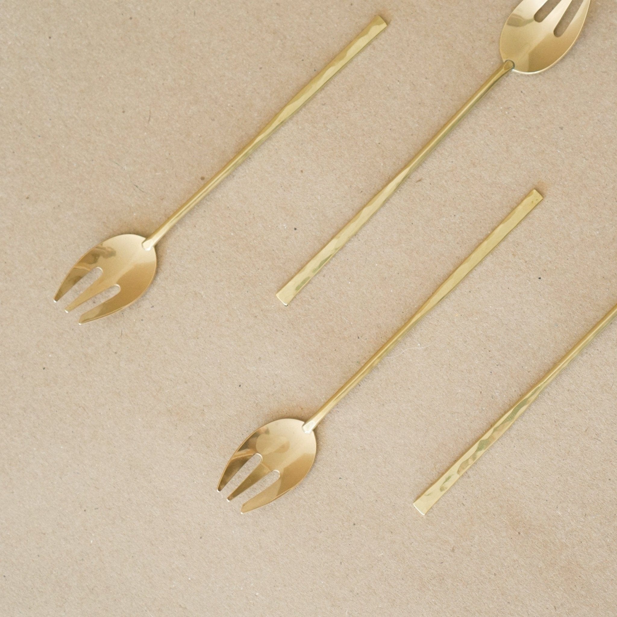 Lue Brass Utensils Fork Delicate Utensils in Brass