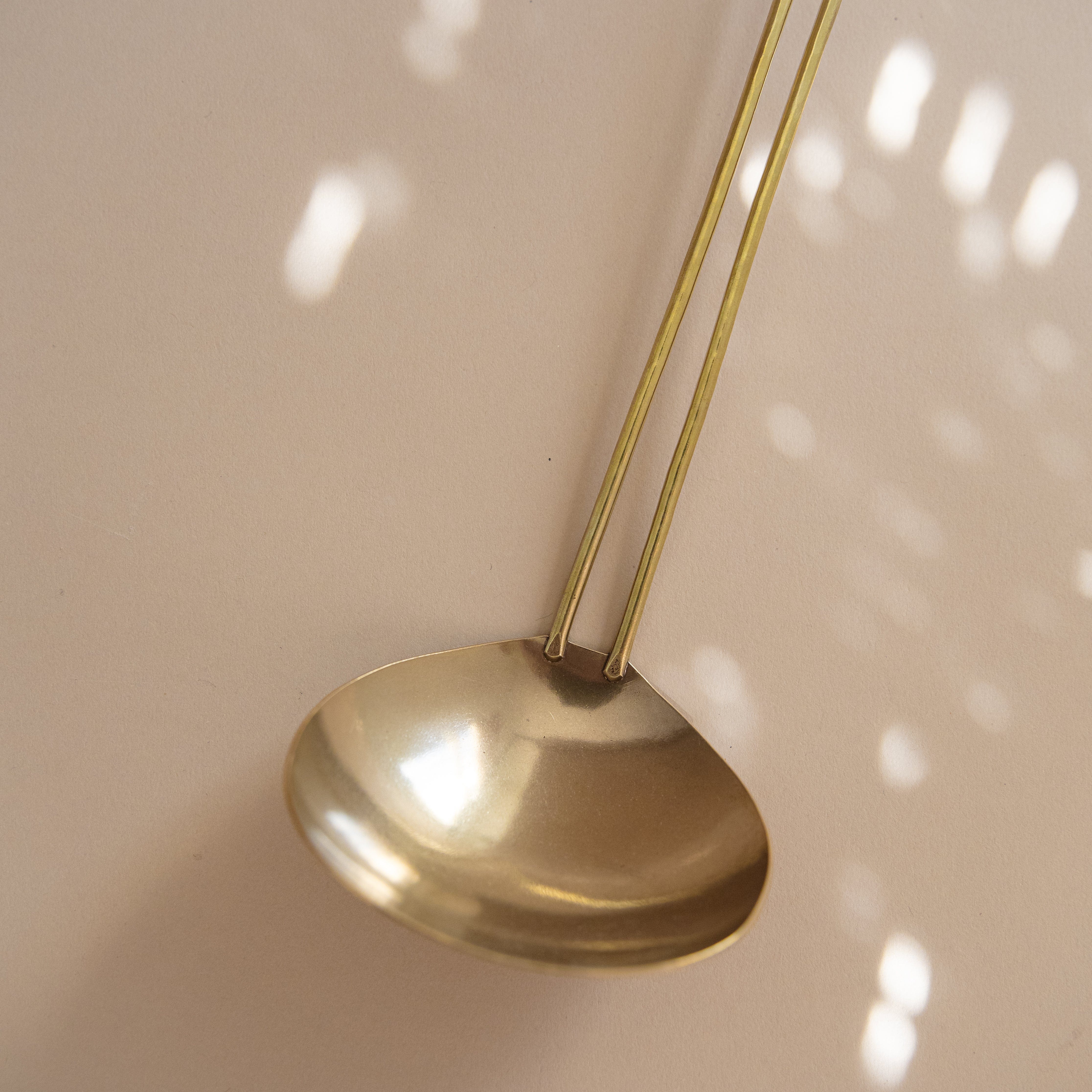 Lue Brass Utensils Large Ladle in Brass