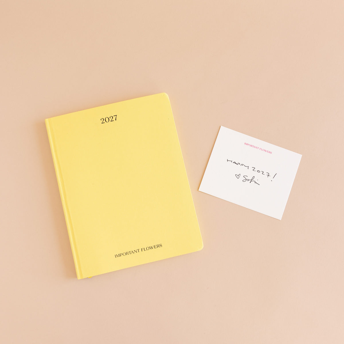 MACK Books Stationery + Notebooks The Important Flowers Planner 2027