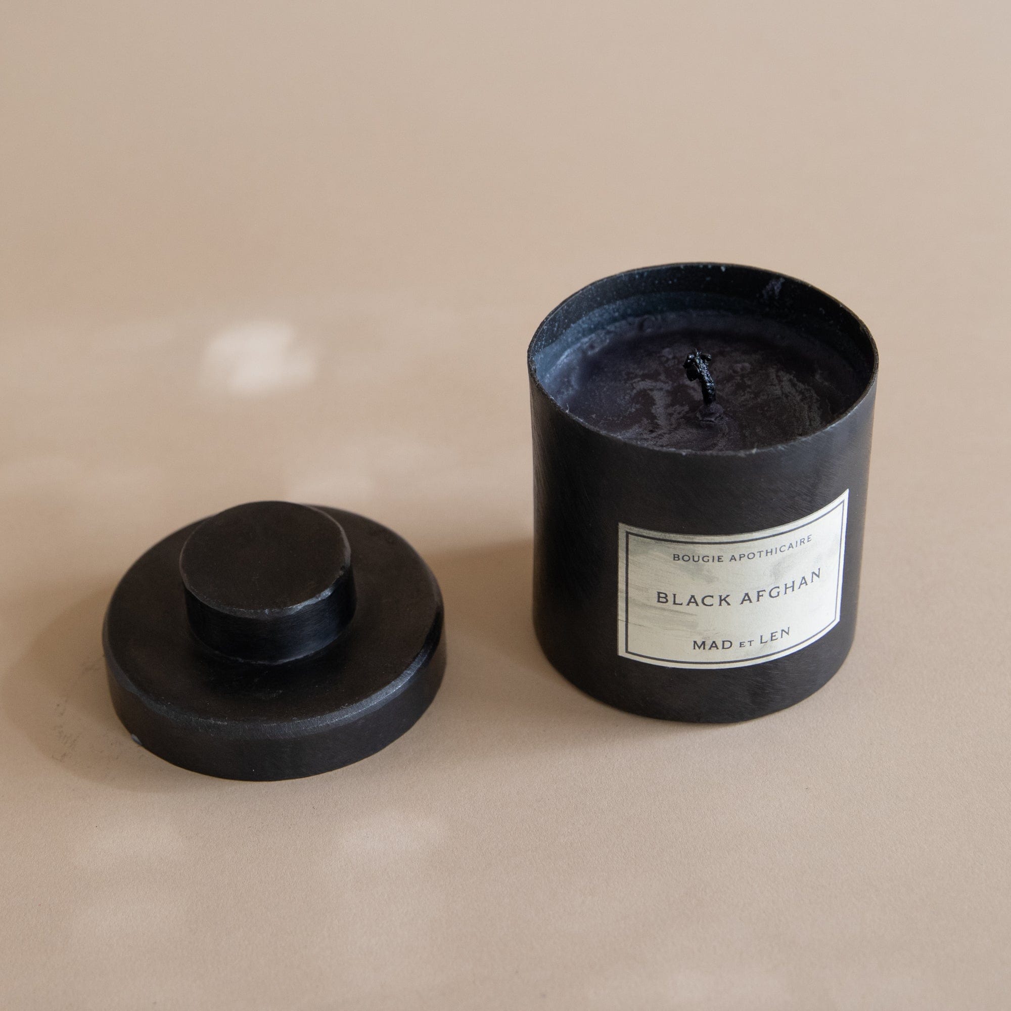 Mad Et Len Candles Black / Black Afghan Mad Et Len Petite Candle