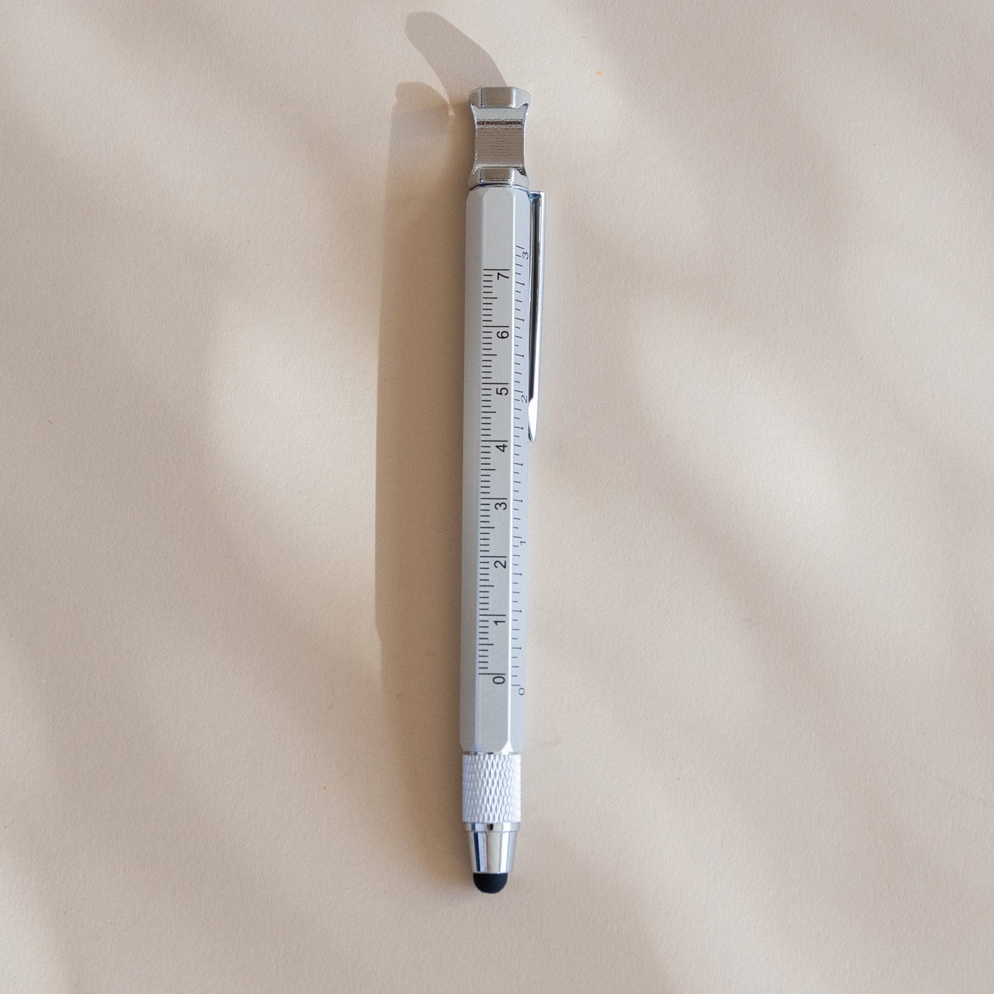 Mad Man Desktop Multi Tool Utility Pen in Silver