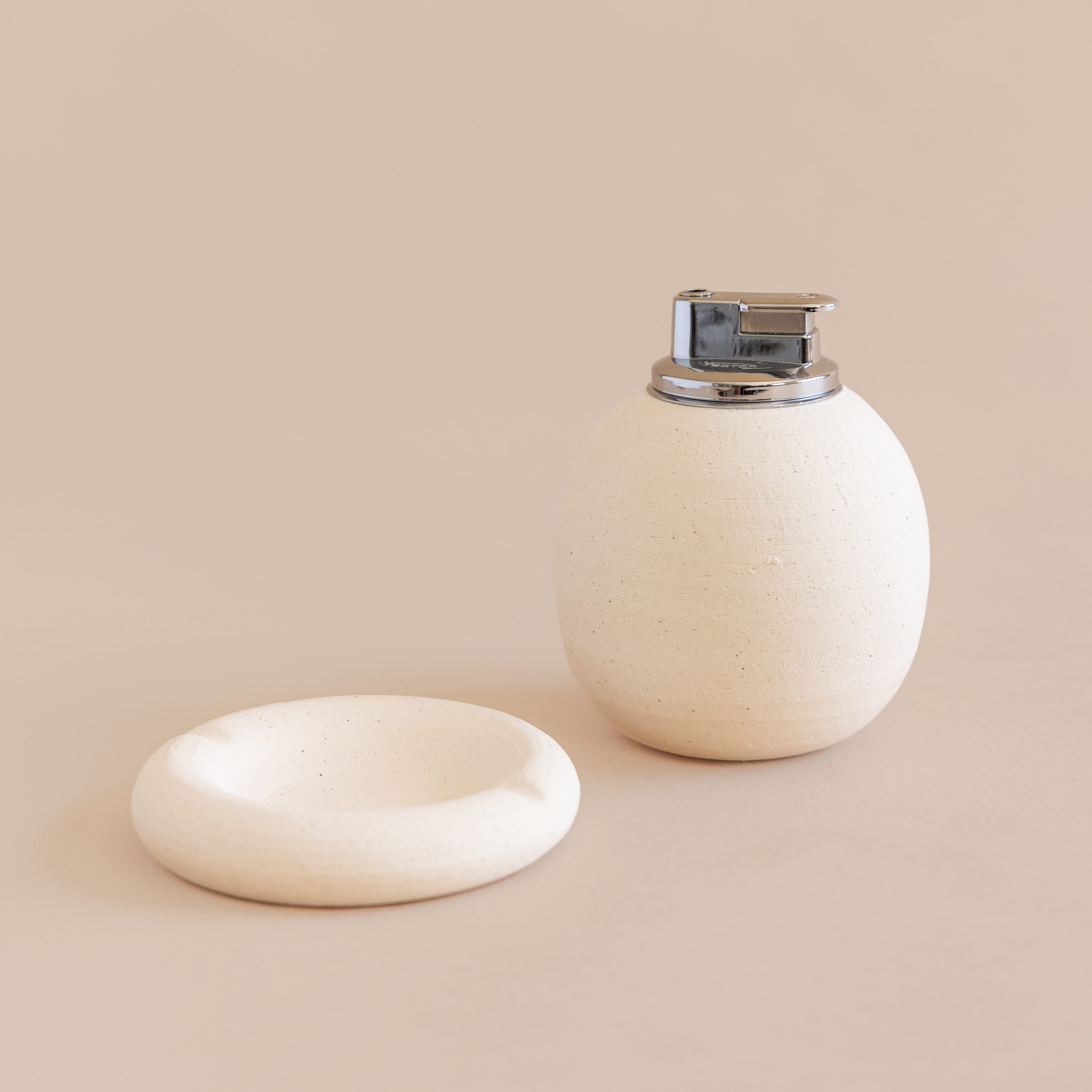 Maison Ko x Olivia Snow Ceramics Lighters + Matches Pebble Lighter