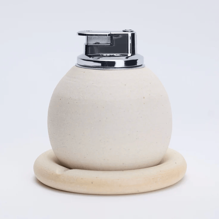 Maison Ko x Olivia Snow Ceramics Lighters + Matches Yang Pebble Lighter