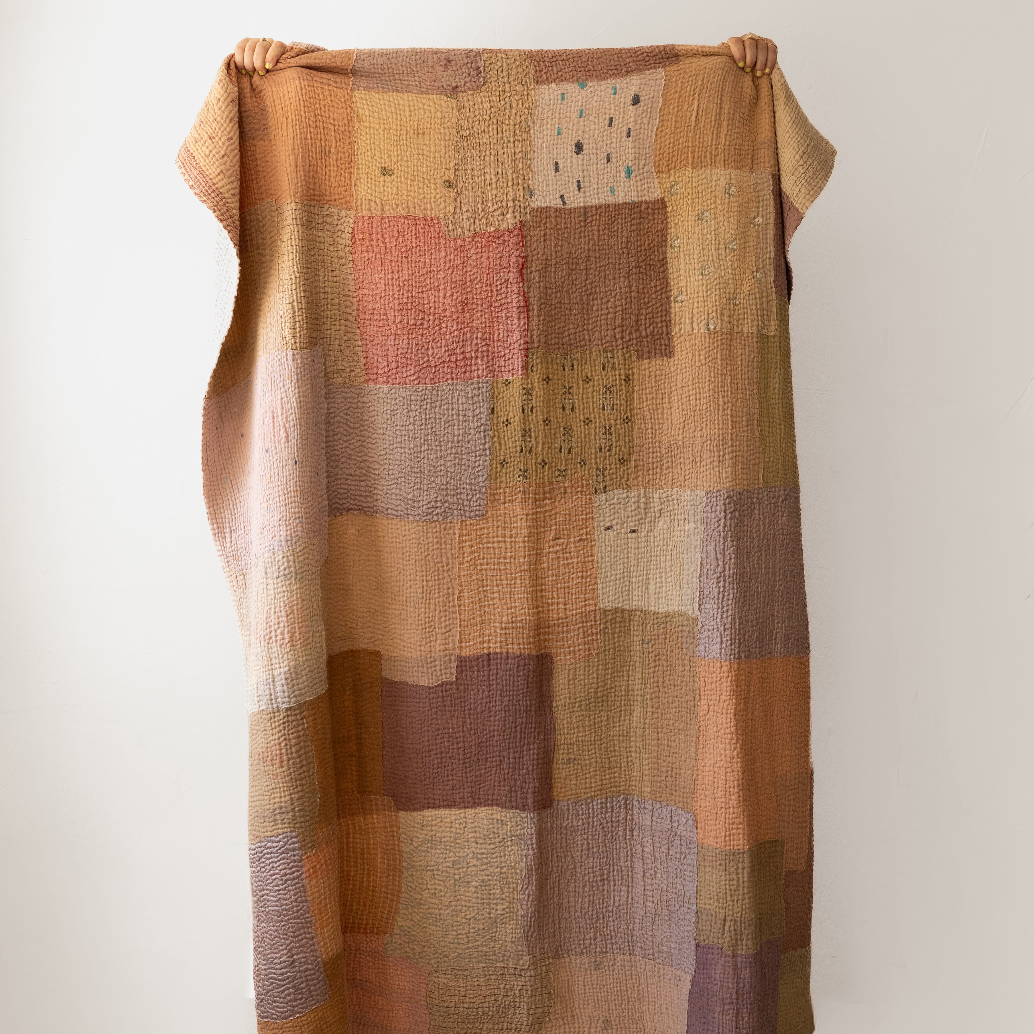 Maison Mieko Blankets + Throws Amber Vintage Patch Kantha Throw