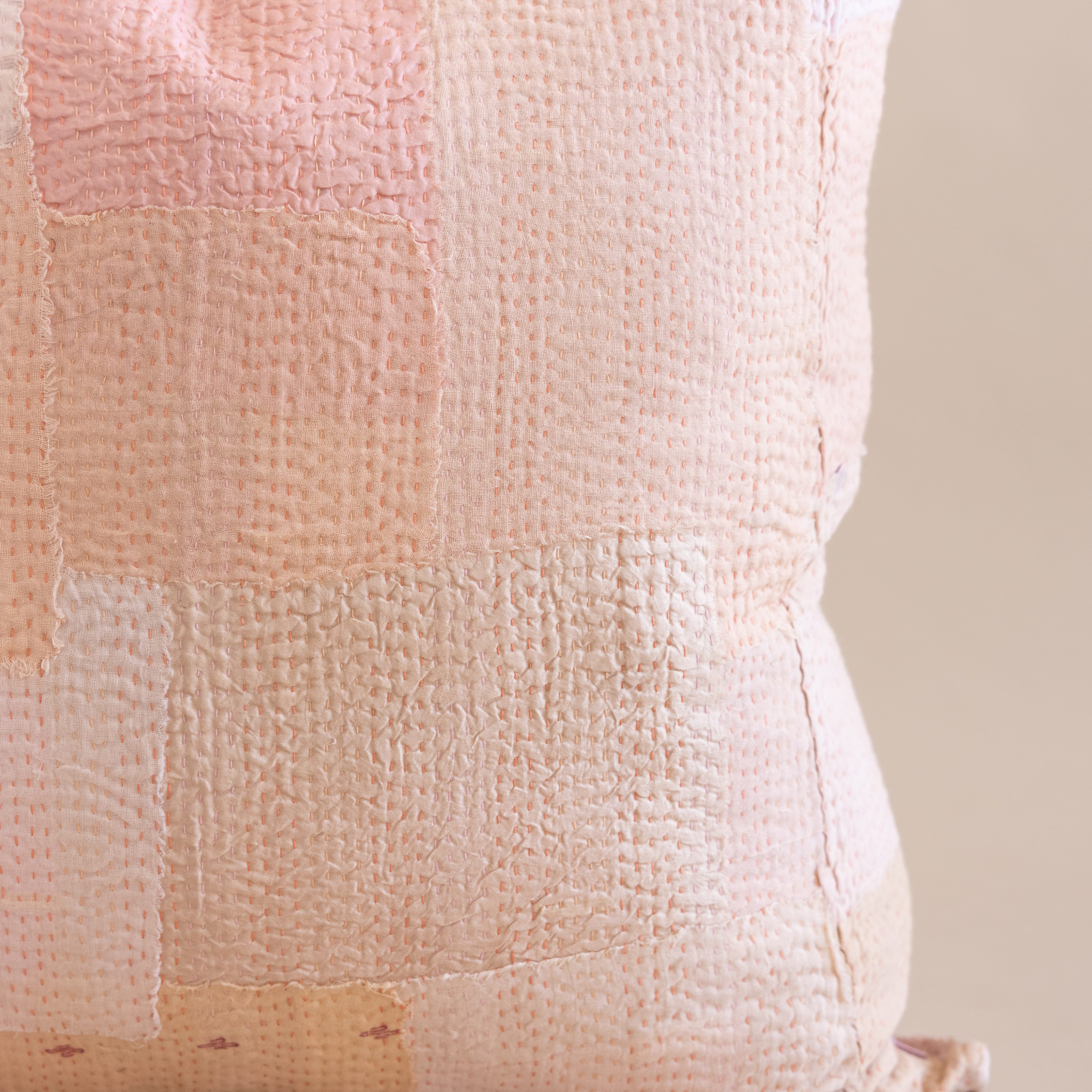 Maison Mieko Pillows Vintage Sari Patched Cushion