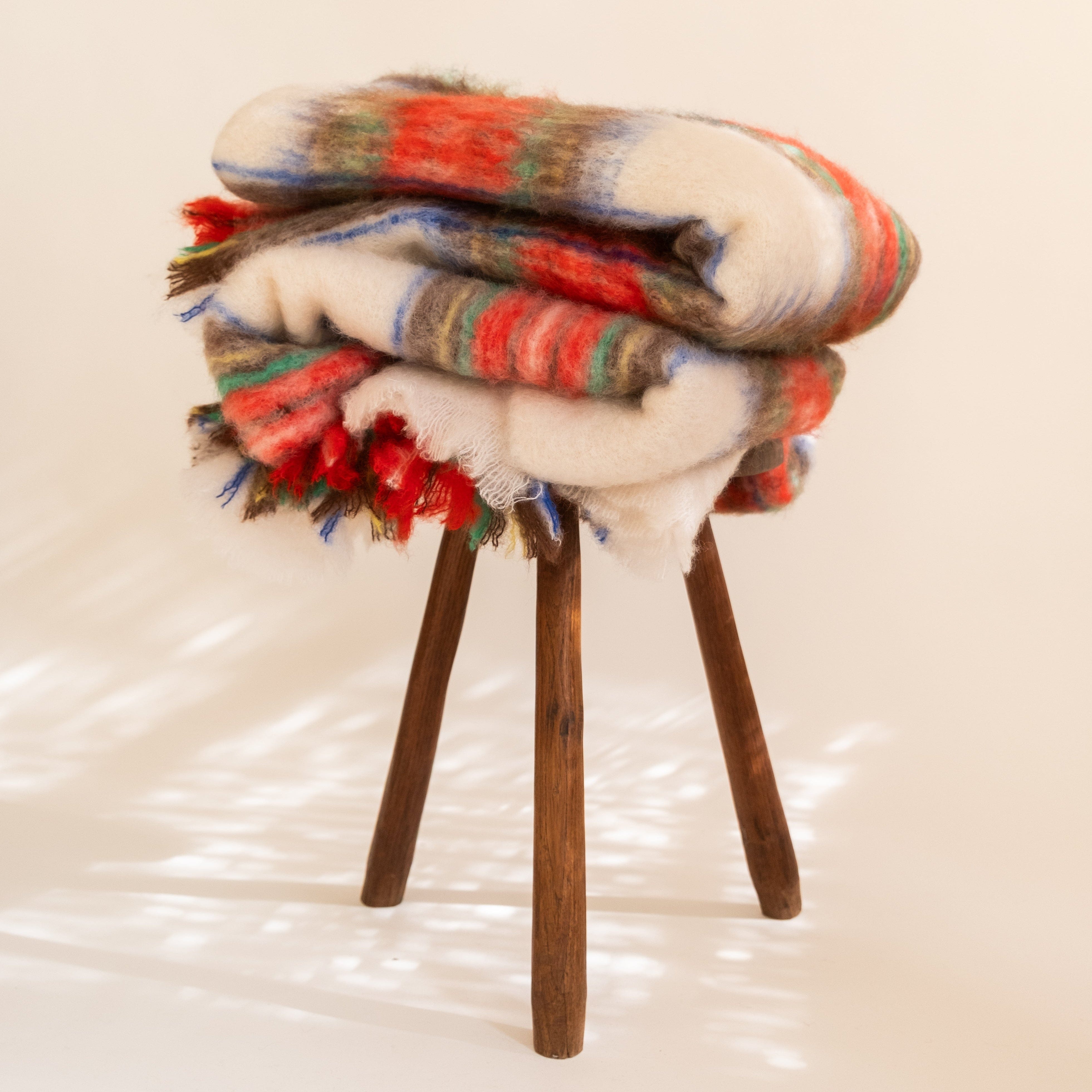 Mantas Ezcaray Blankets + Throws Tartan Mohair Throw