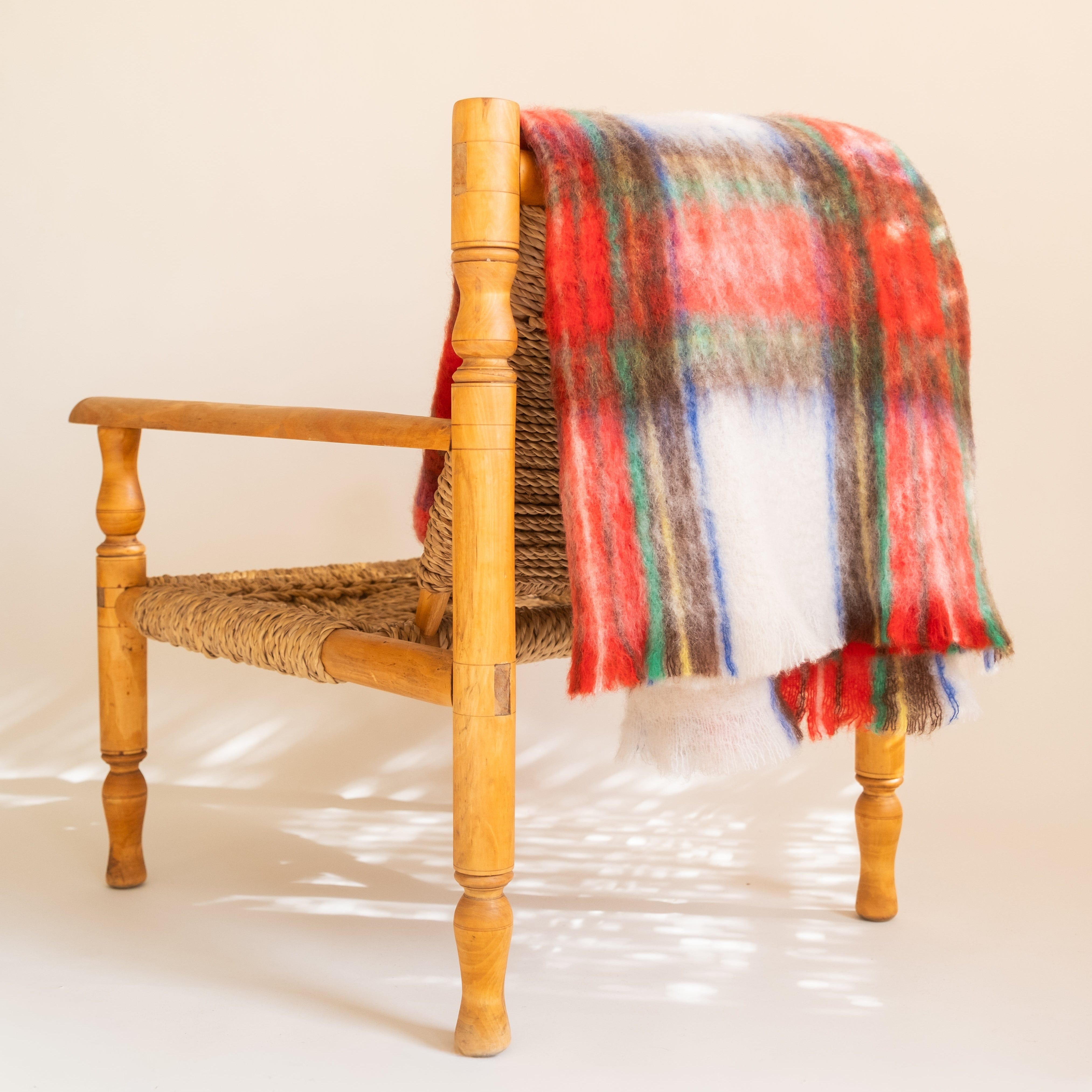 Mantas Ezcaray Blankets + Throws Tartan Mohair Throw