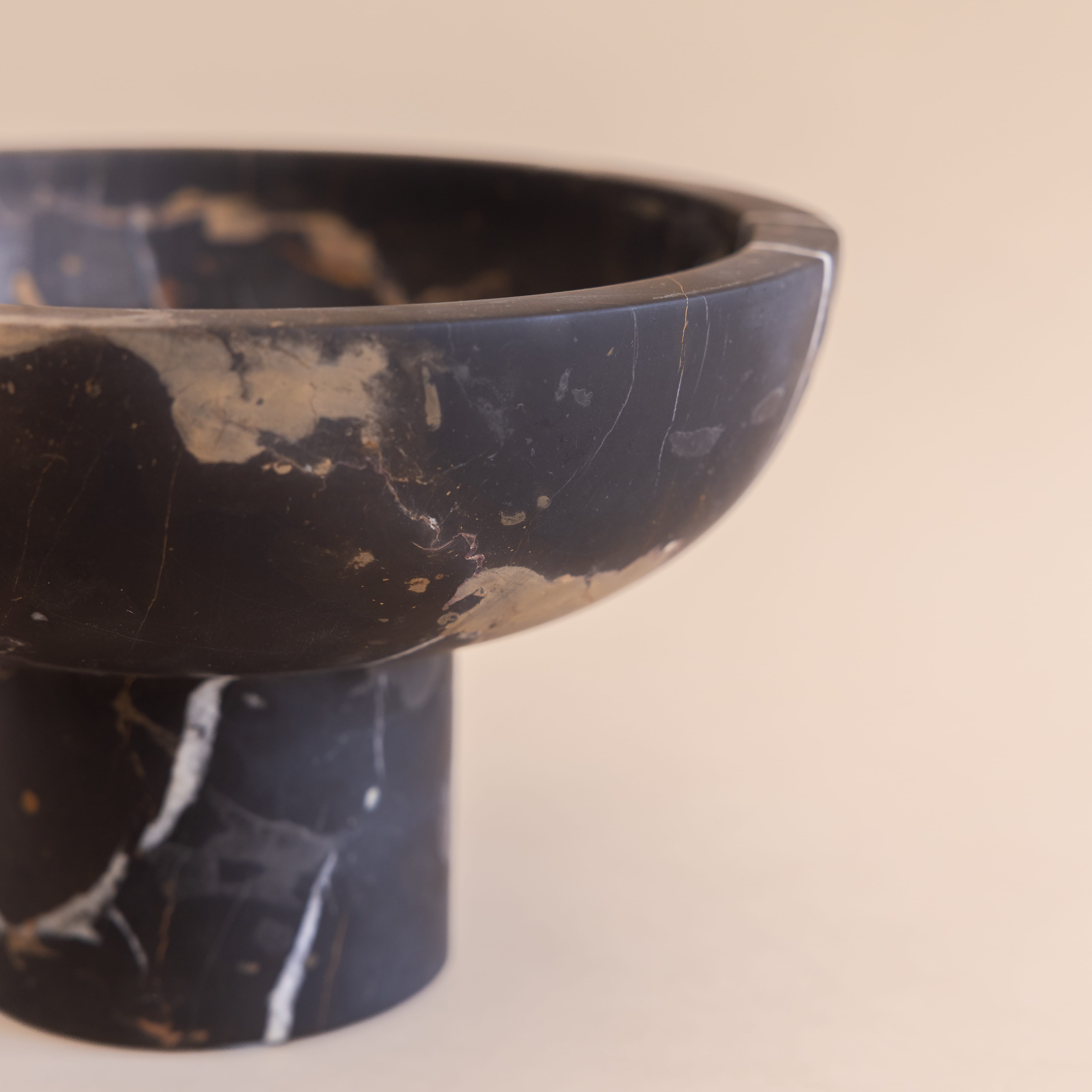 Marble Crafter Serveware Marble Pedestal Bowl