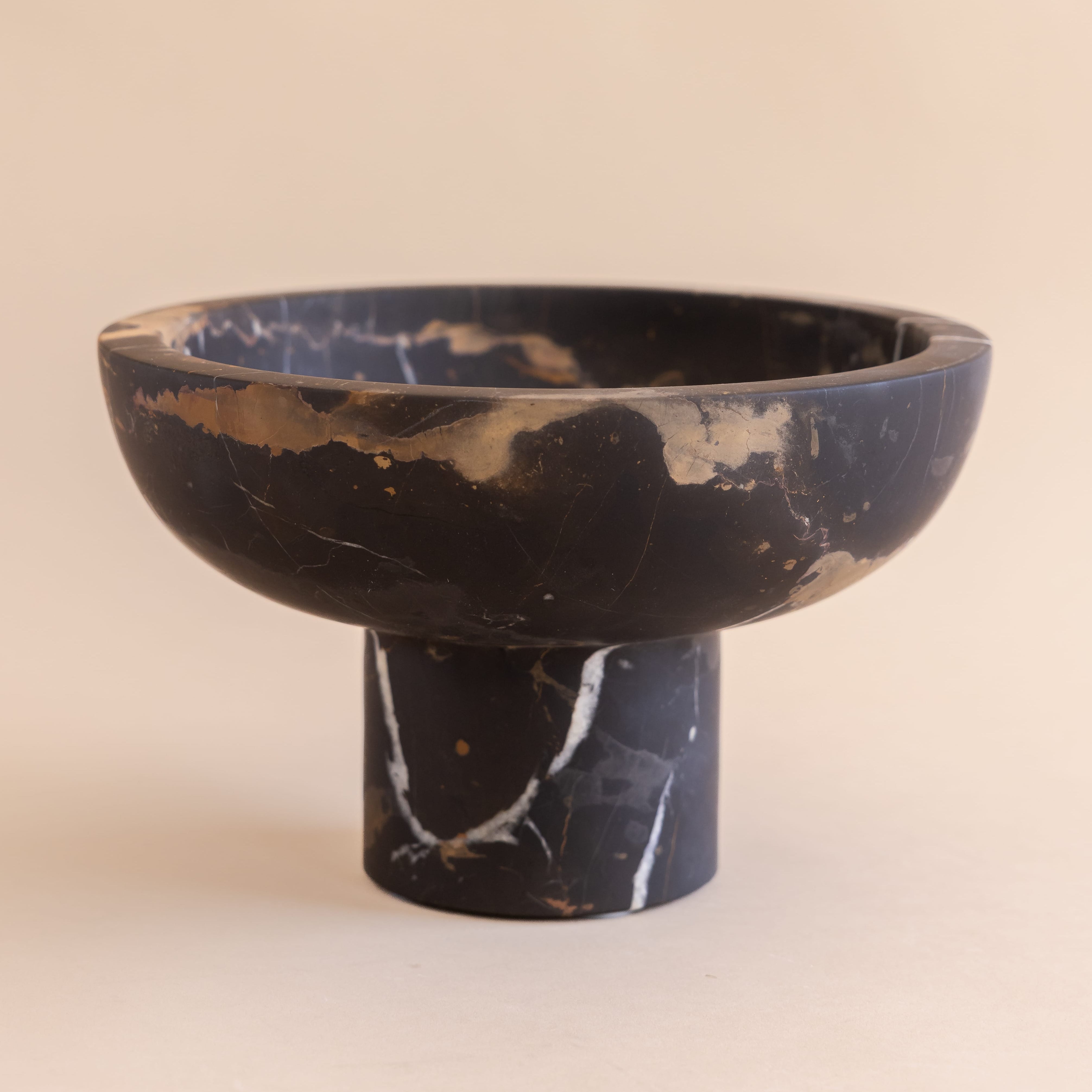 Marble Crafter Serveware Marble Pedestal Bowl